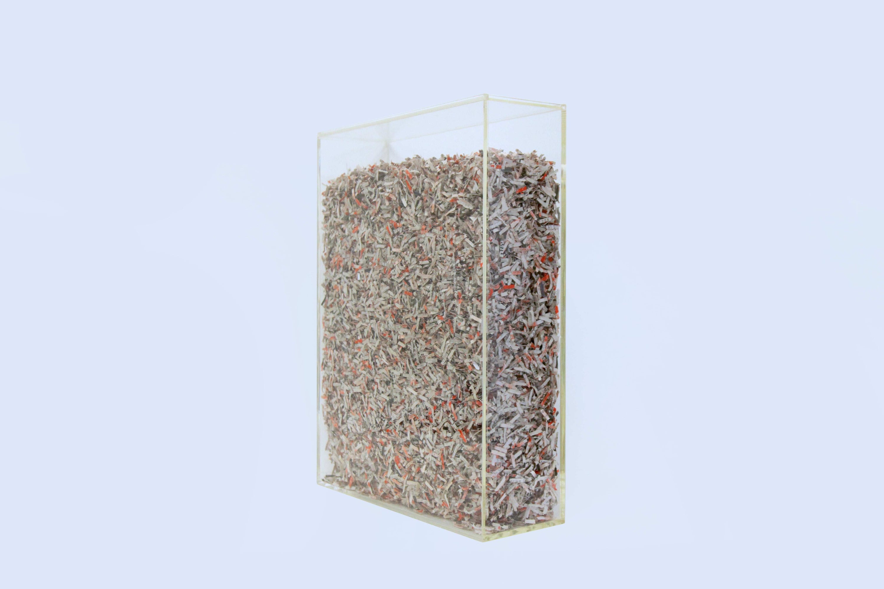 Zhang Yu, Archived and Shredded Fingerprints, 2014