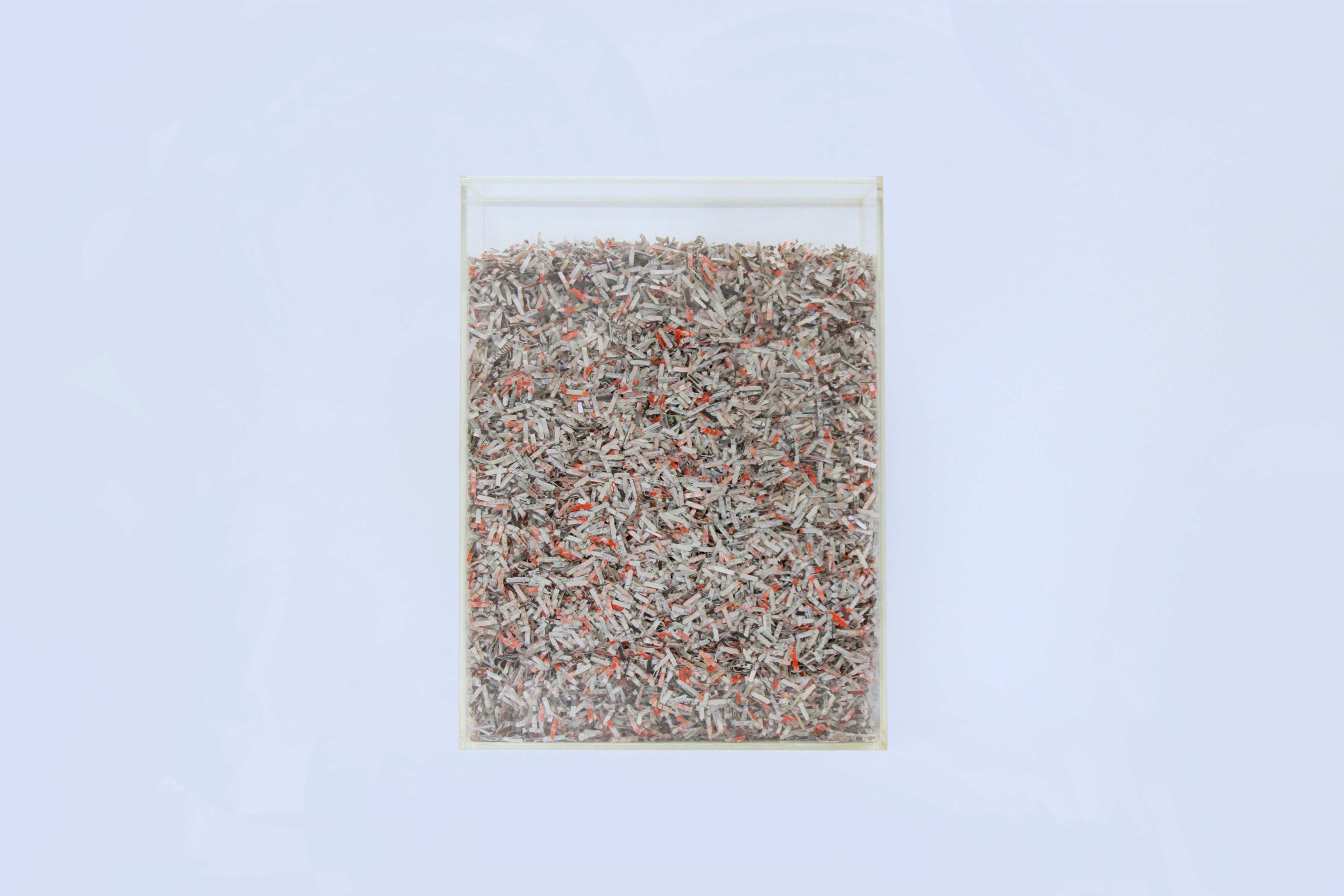 Zhang Yu, Archived and Shredded Fingerprints, 2014