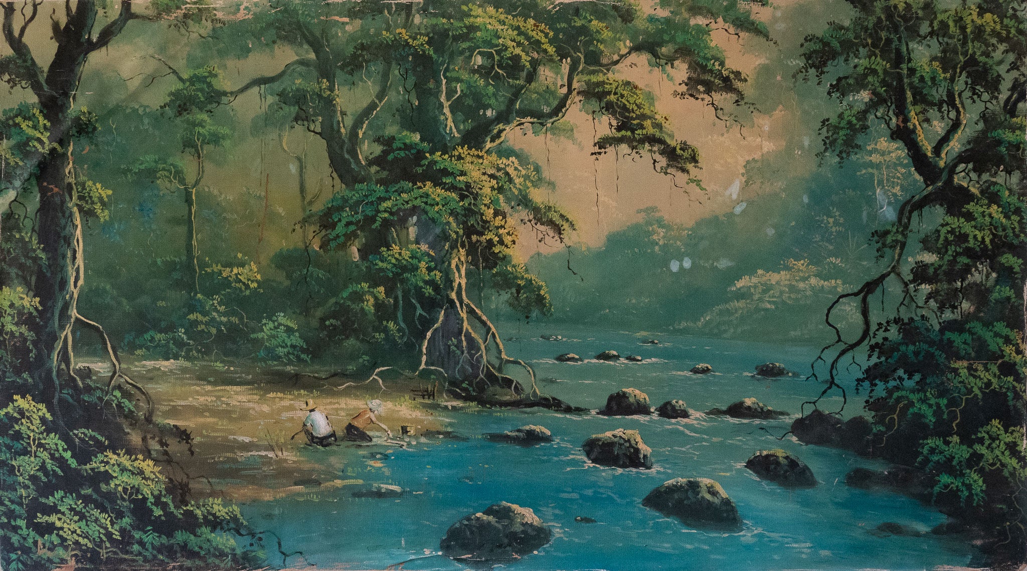 Unknown Artist, Balinese Landscape, Undated