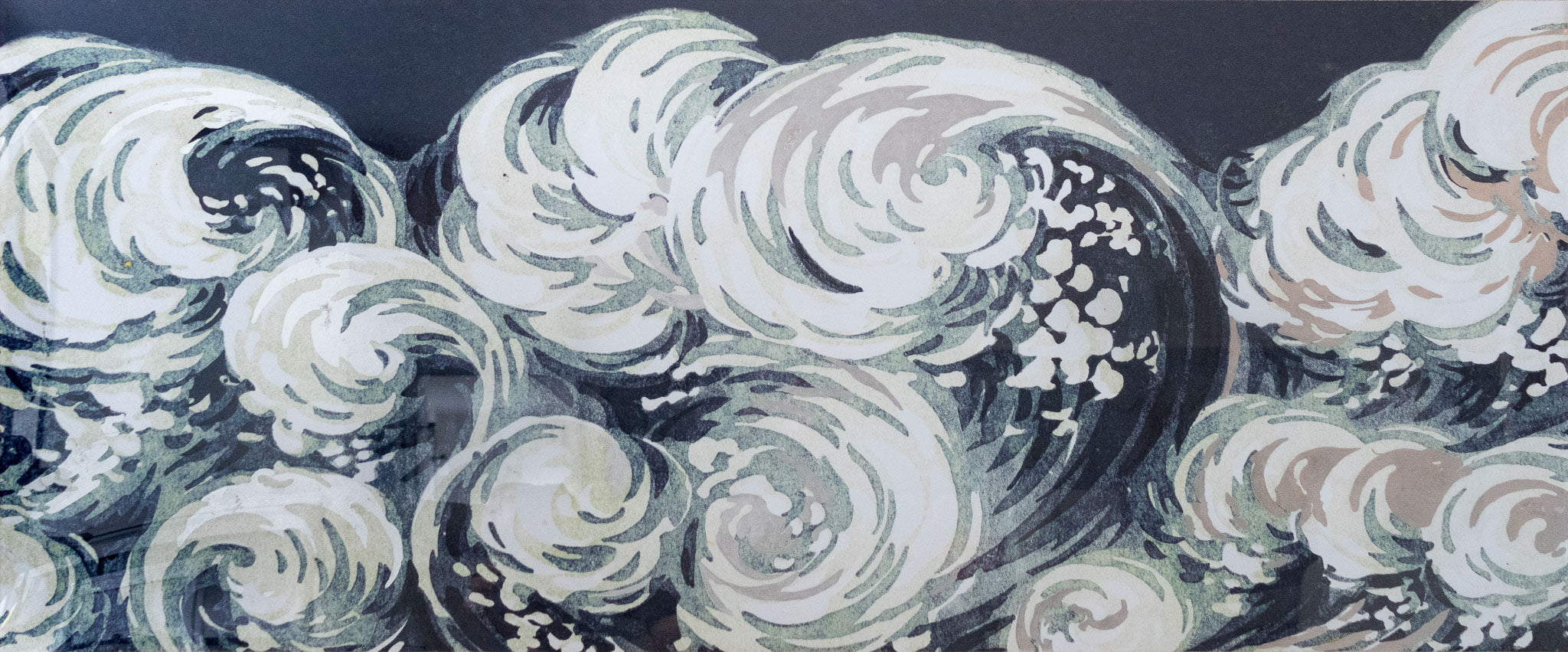 Unknown Artist, Silver Leaf Wave, Undated