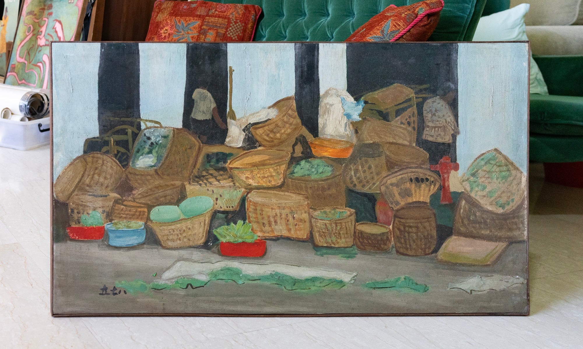 Chen Cheng Mei, Untitled (Baskets of Bounty), 1978