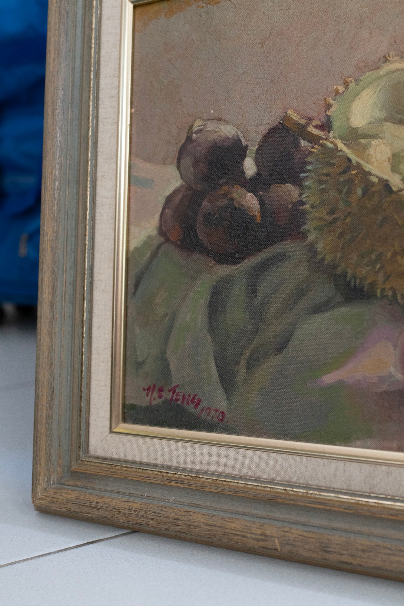 Teng Nee Cheong, Still Life with Mangosteens and Durians, 1970