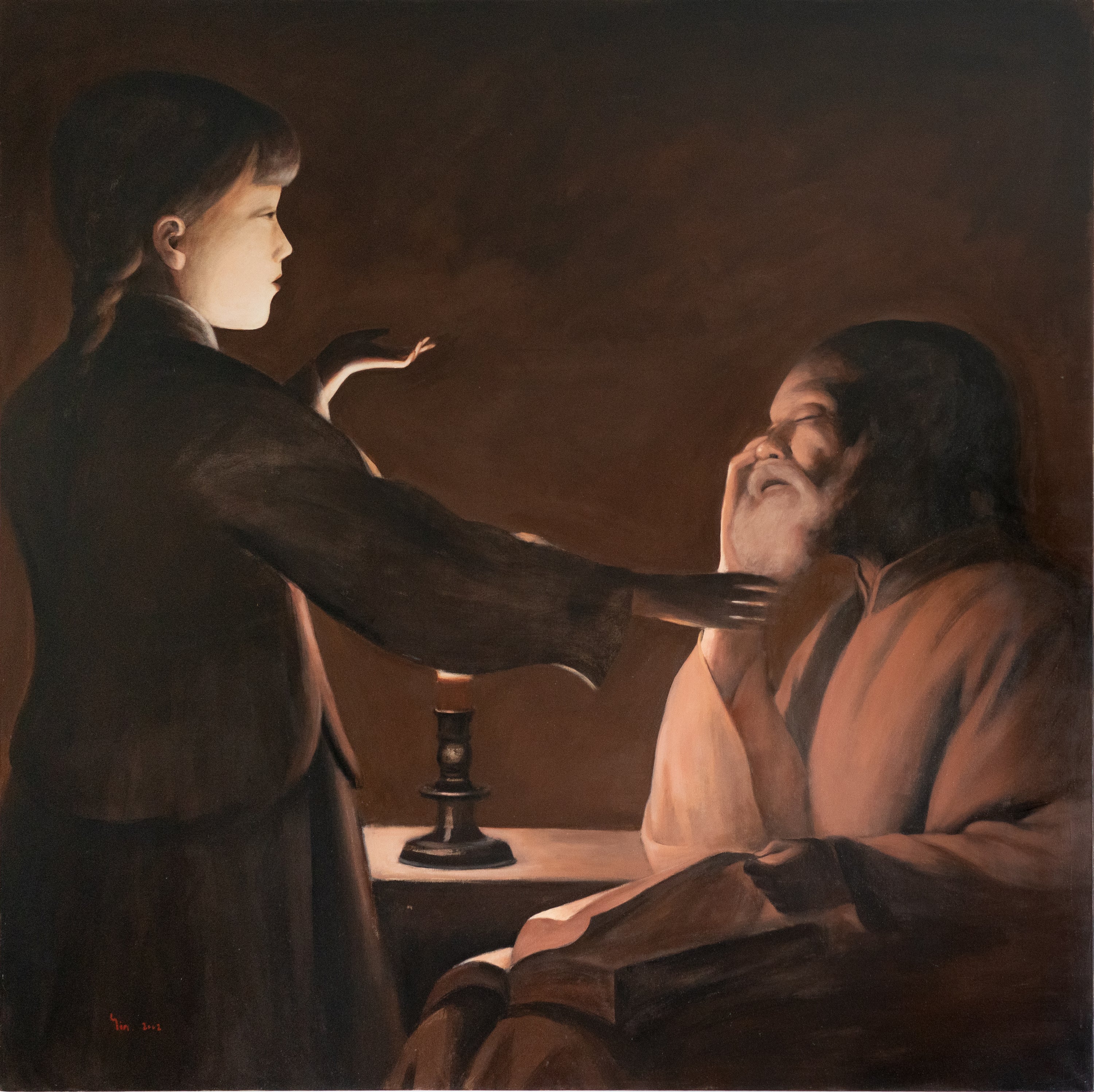 Yin Xin, After La Tour: the Dreams of St Joseph, 2002