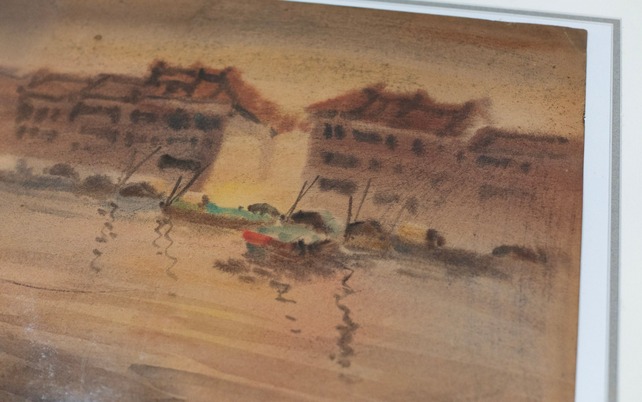陈永吉, Untitled (Quay Scene), 1977