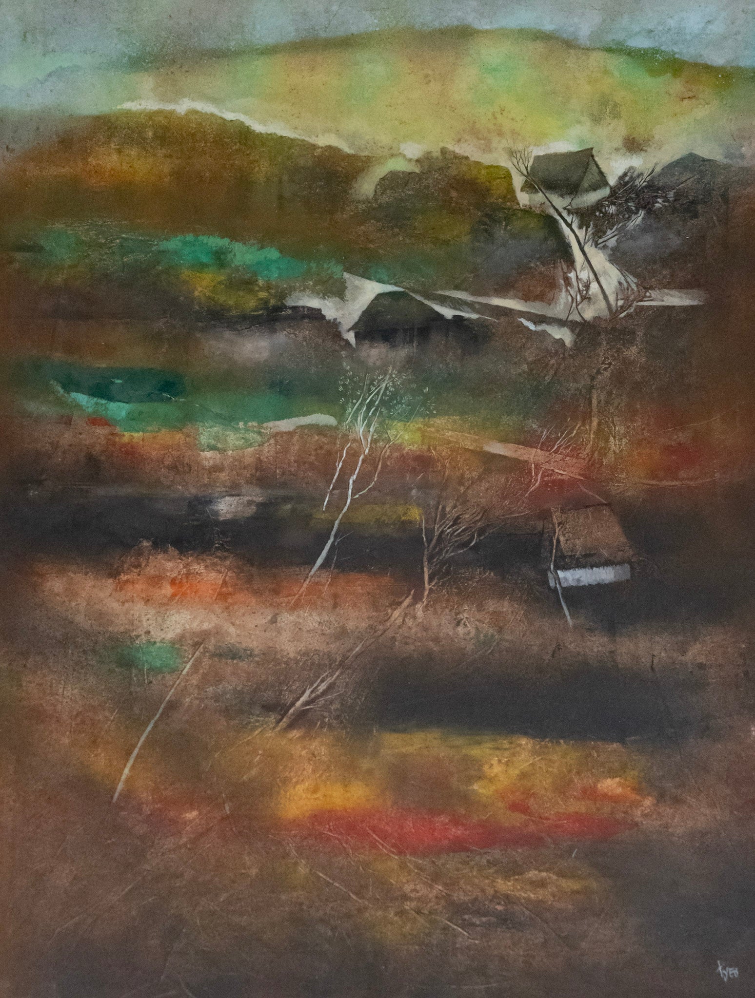 Thomas Yeo, Untitled (Green Hills), Undated