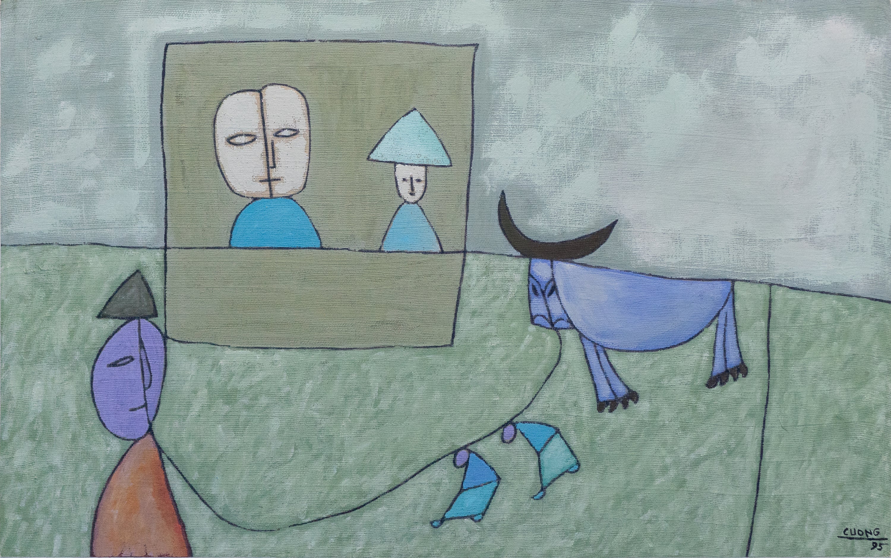 Le Thiet Cuong, Family Toil, 1995