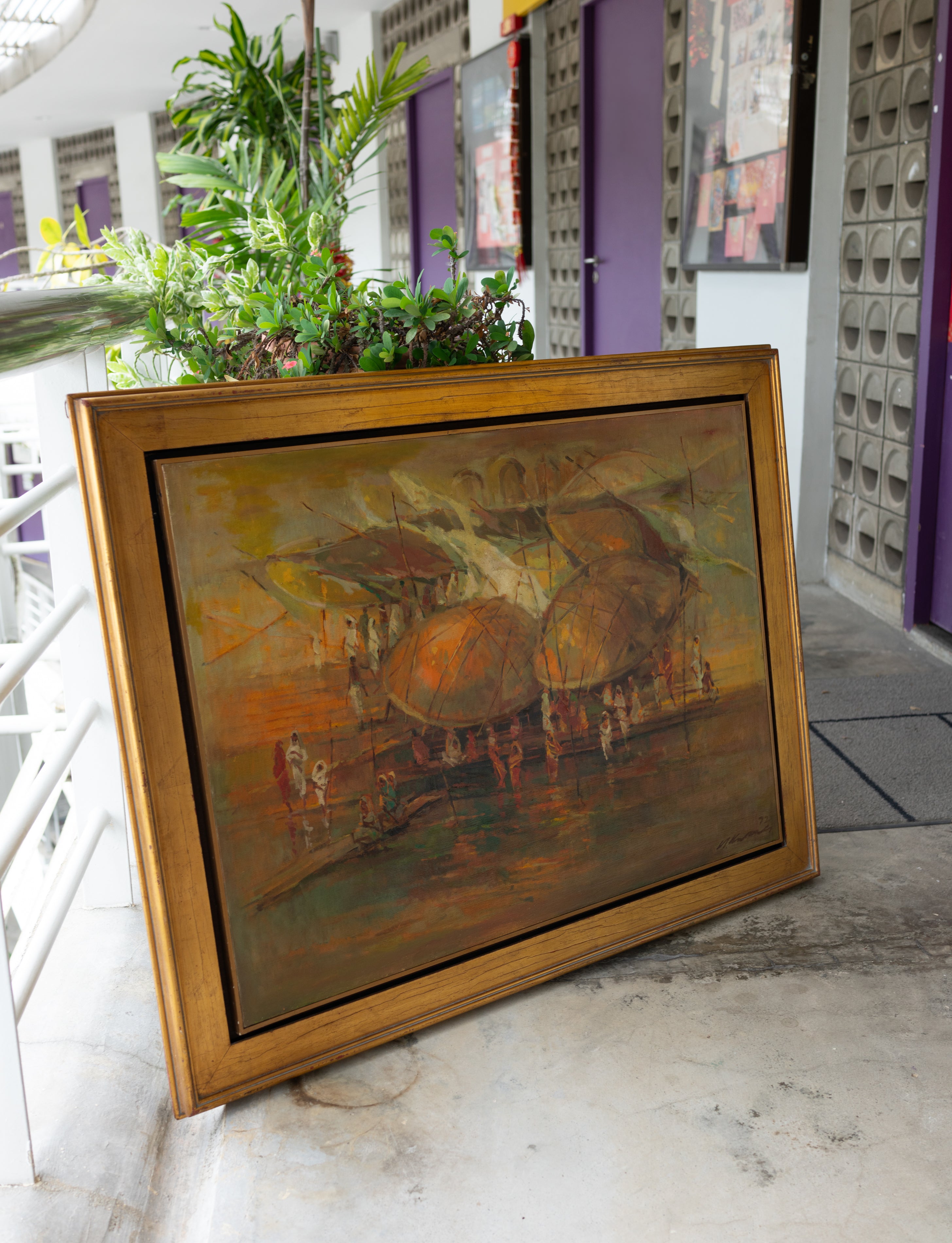 Choo Keng Kwang, Indus River (India Travelling Series), 1972