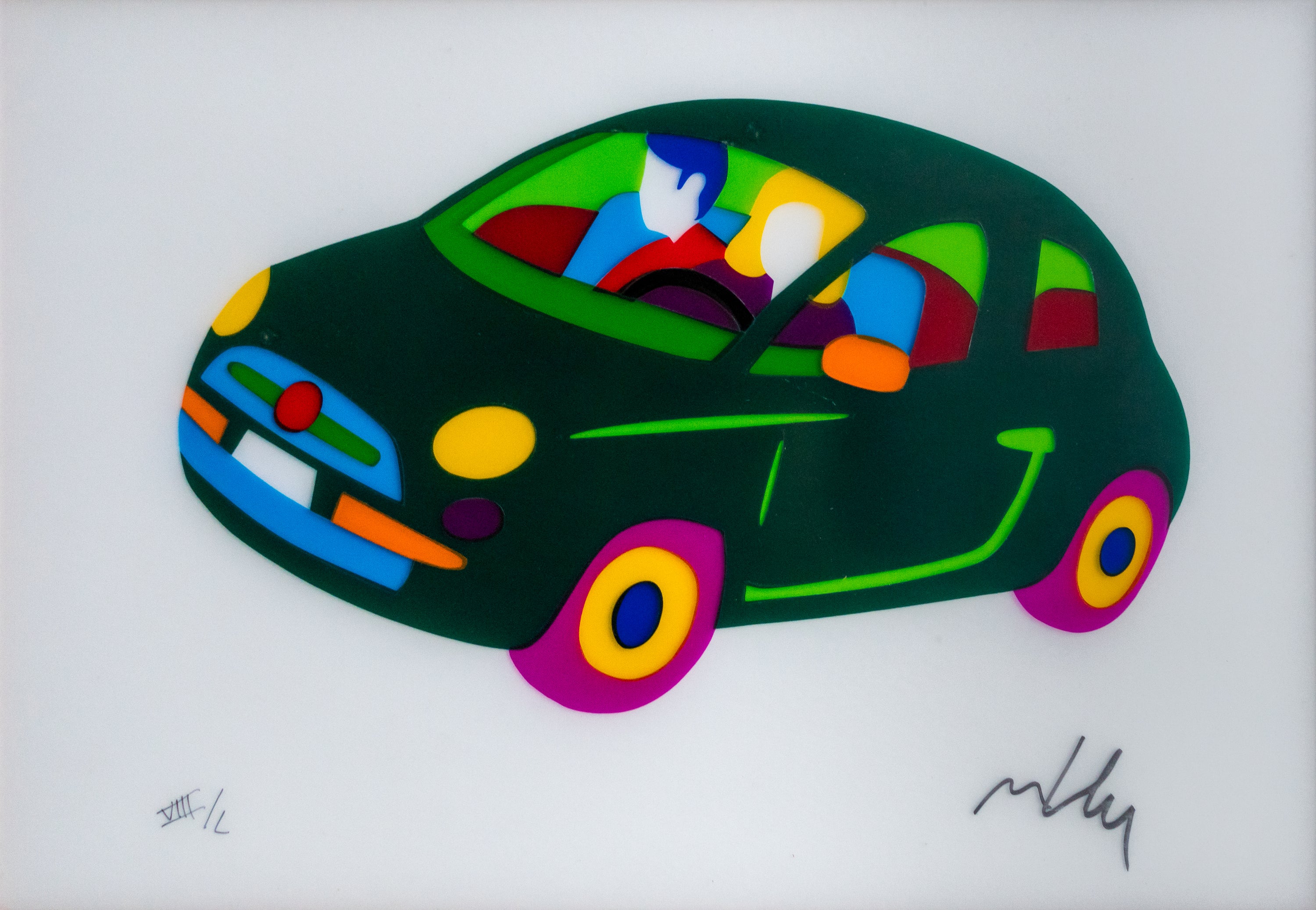 Marco Lodola, Fiat 500, Undated