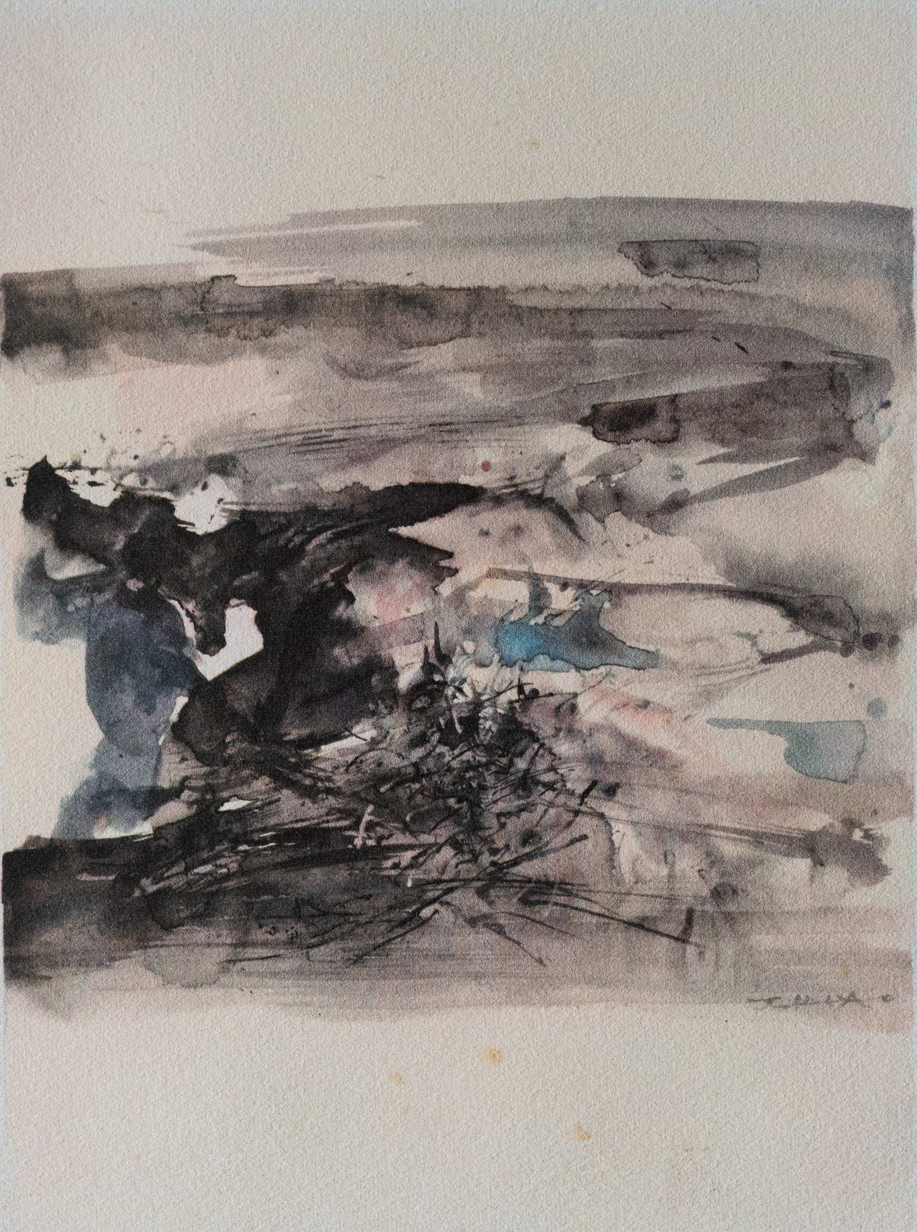 Zao Wou Ki, Untitled (Autumnal Hike), Undated