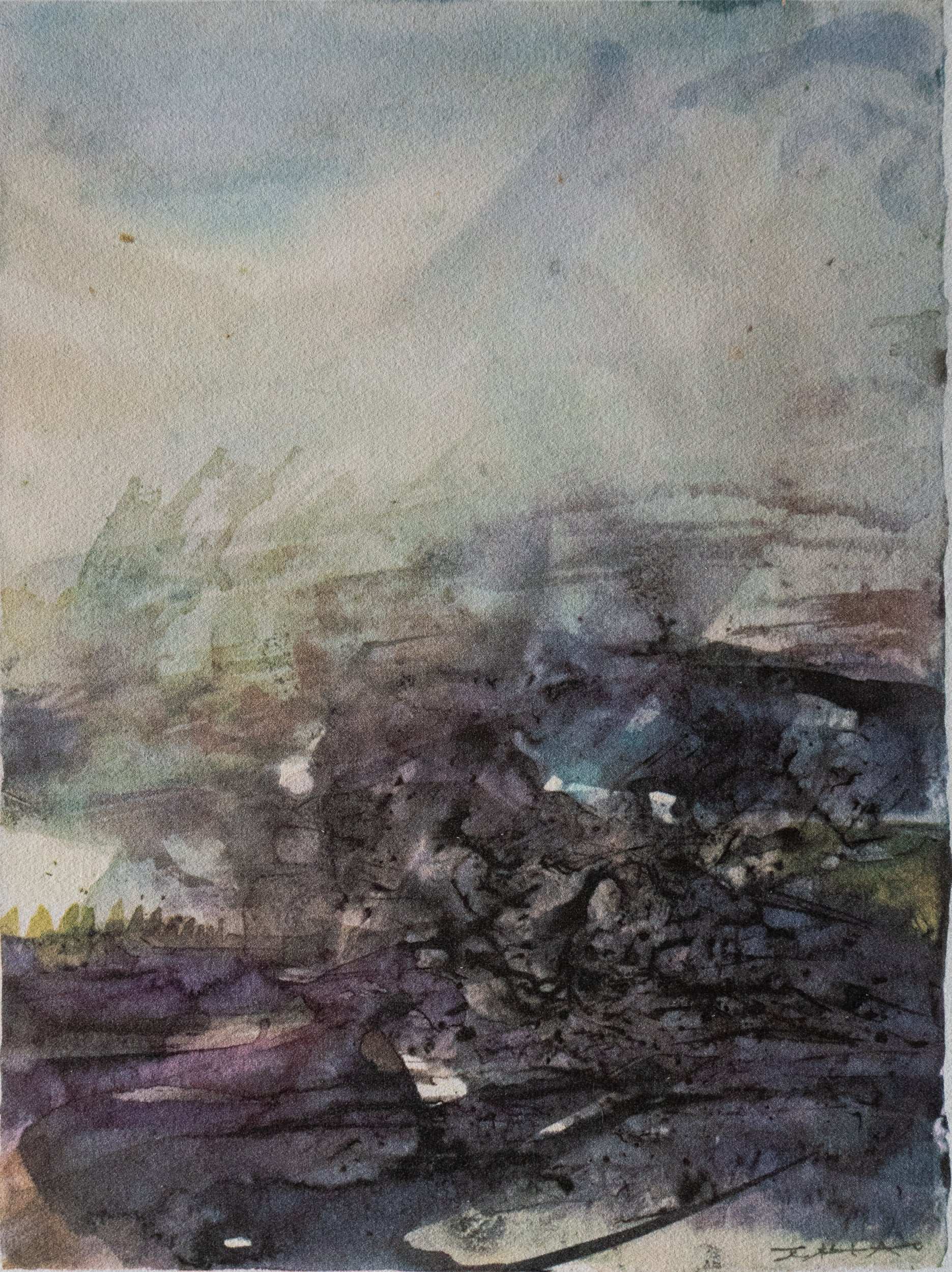 Zao Wou Ki, Untitled (Autumnal Hike), Undated