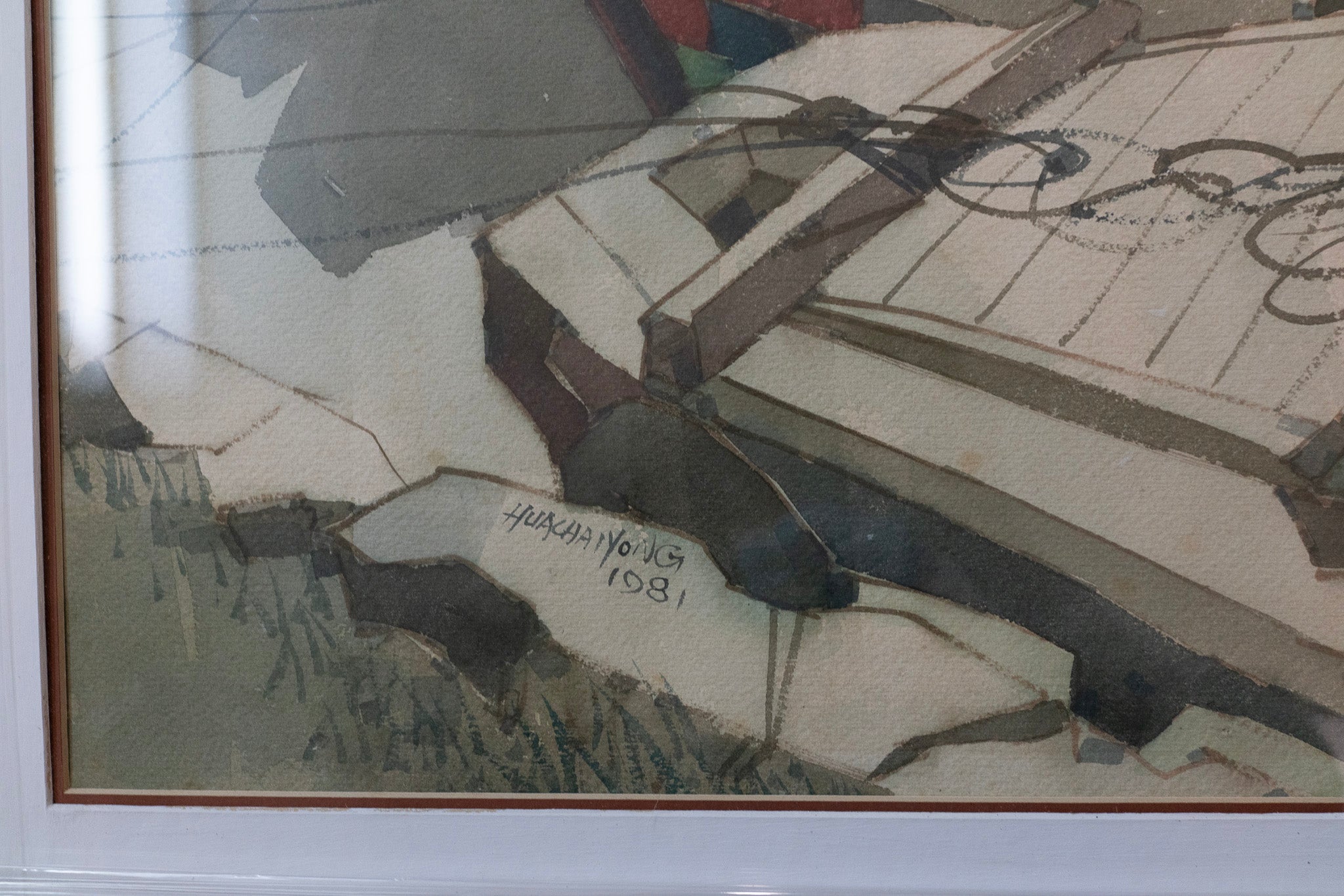 Hua Chai Yong, Untitled (Boat Quay, Singapore River), 1981