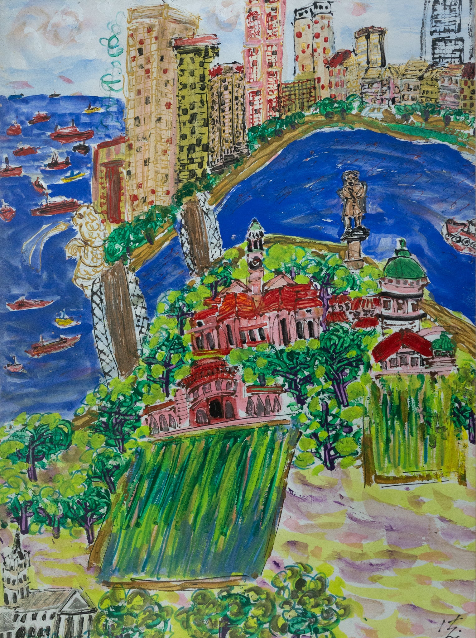 Dr. Earl Lu, Untitled (Civic District), Undated