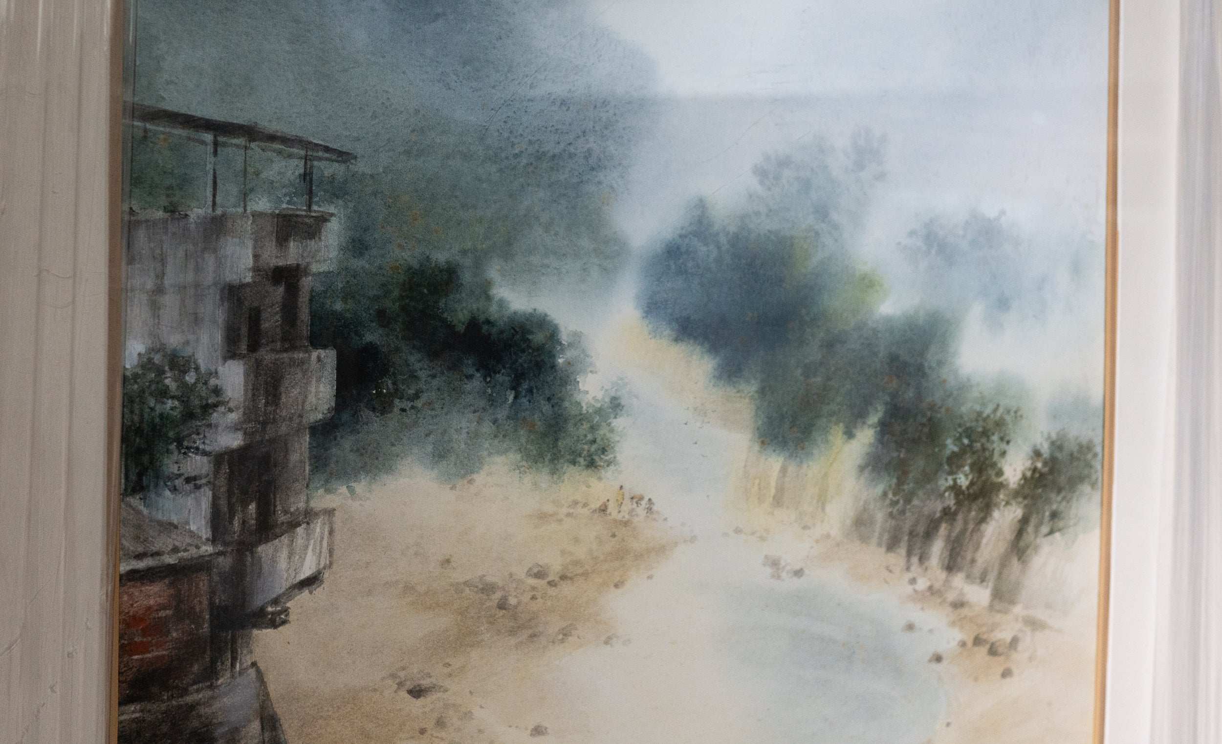 Wan Soon Kam, Untitled (House on a Knoll), Undated