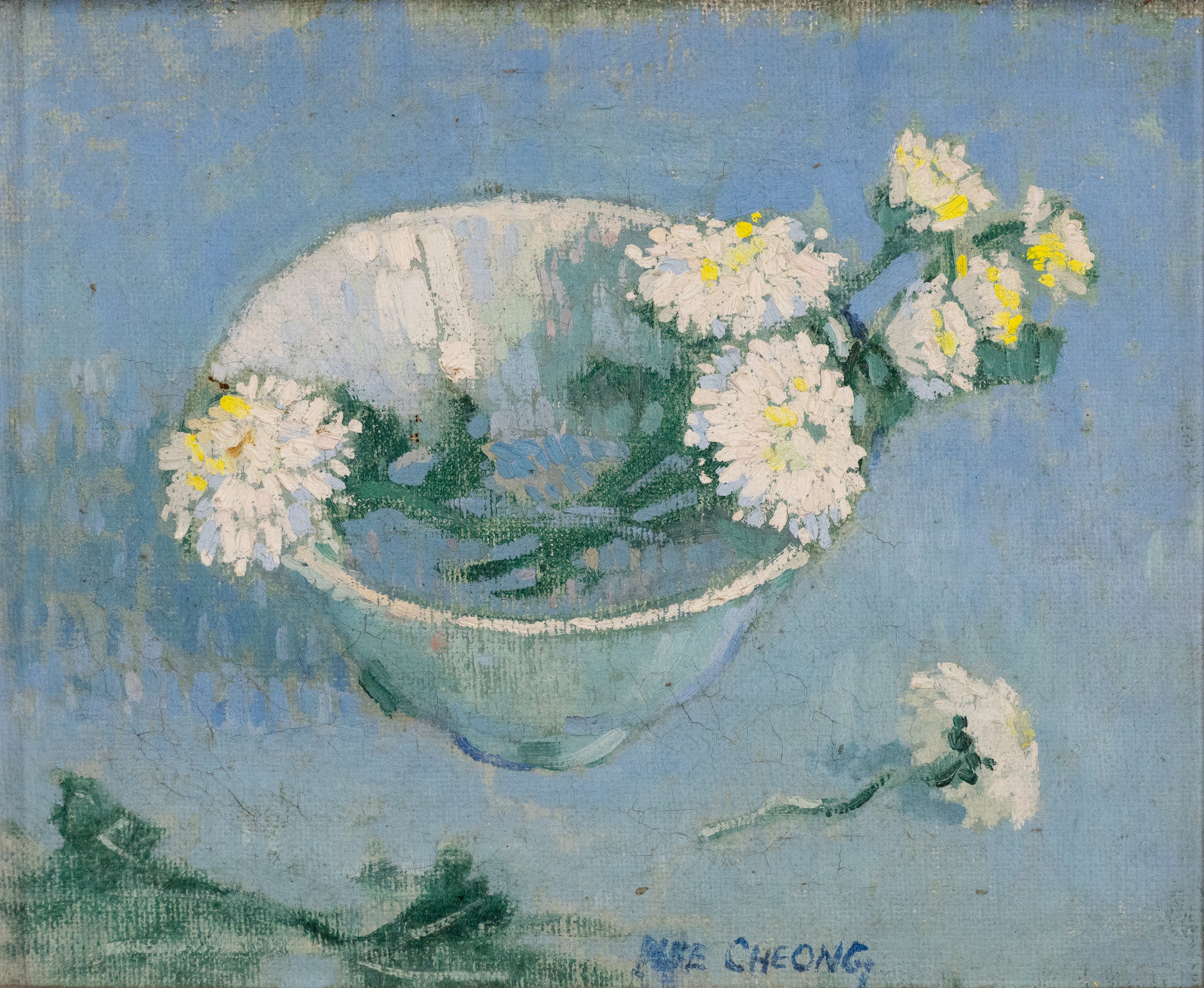 Teng Nee Cheong, Untitled (Asters in a Bowl), c. 1975