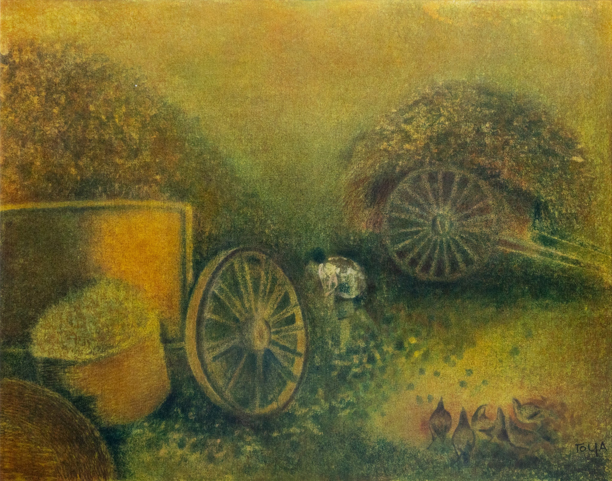 Toya Lim Khoon Hock, Bullock cart, 1996