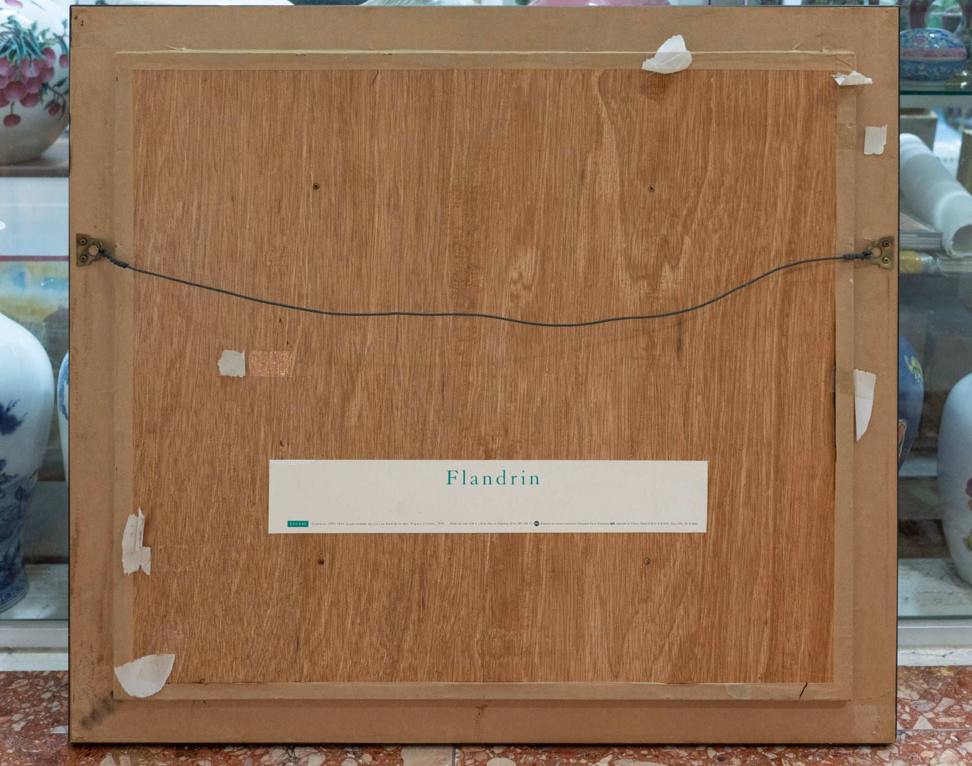 Jean Hippolyte-Flandrin, Naked Young Man Sitting by the Sea, Undated