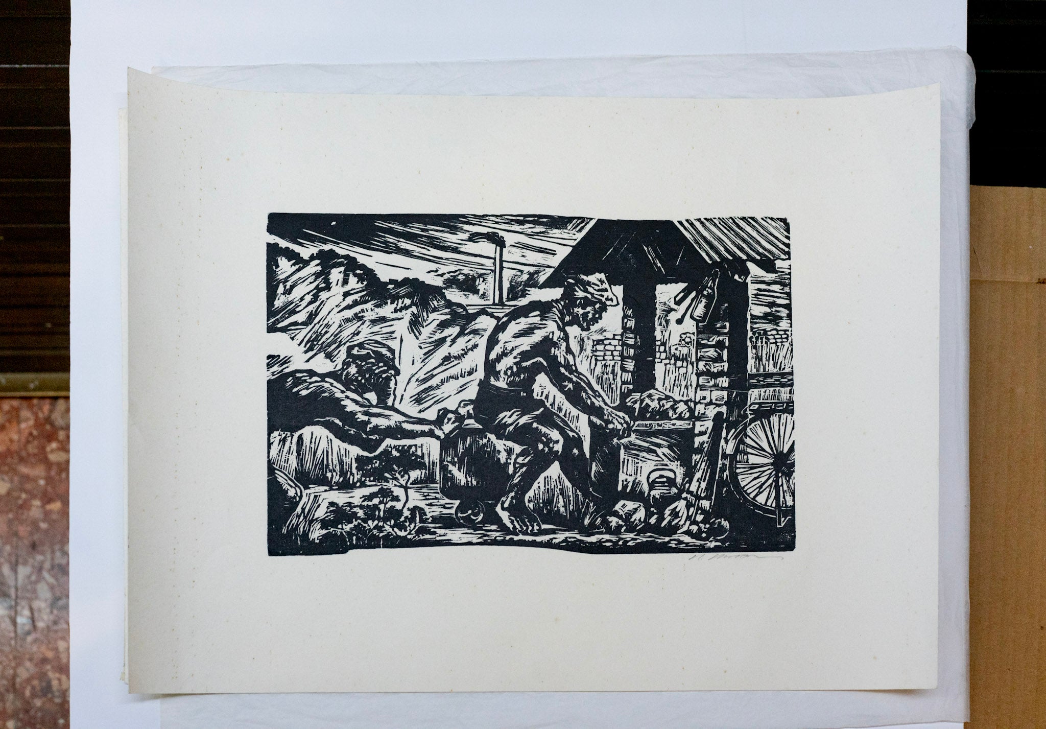 Choo Keng Kwang, Workers, Circa 1950s