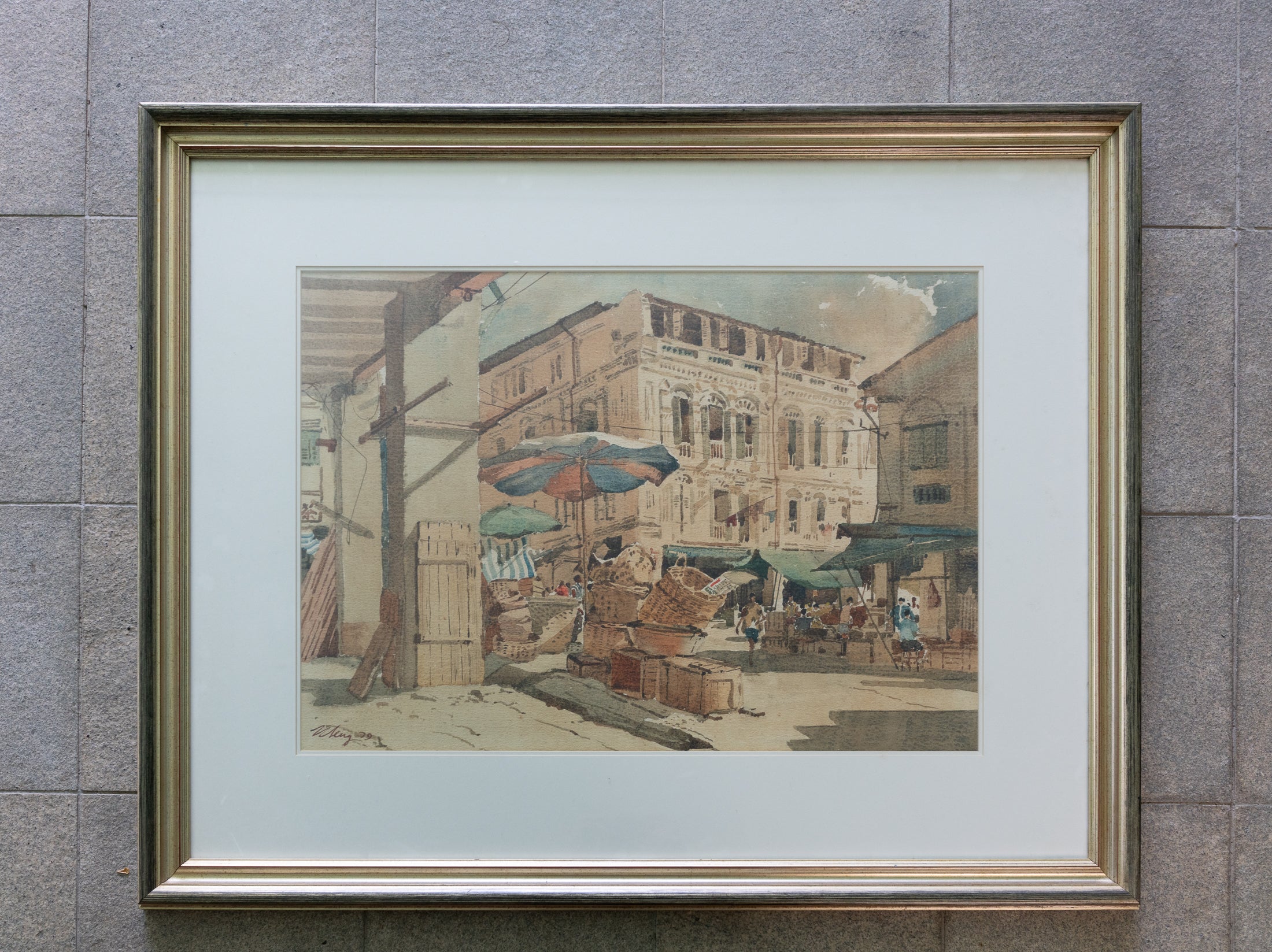 Ong Kim Seng, Untitled (Street Scene), 1979