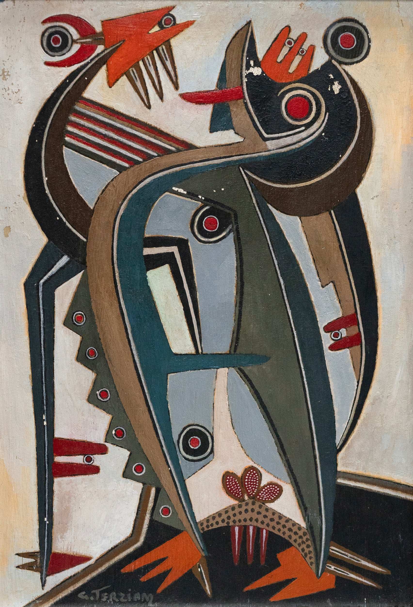 Georges Terzian, L’oiseau Chantant, Undated