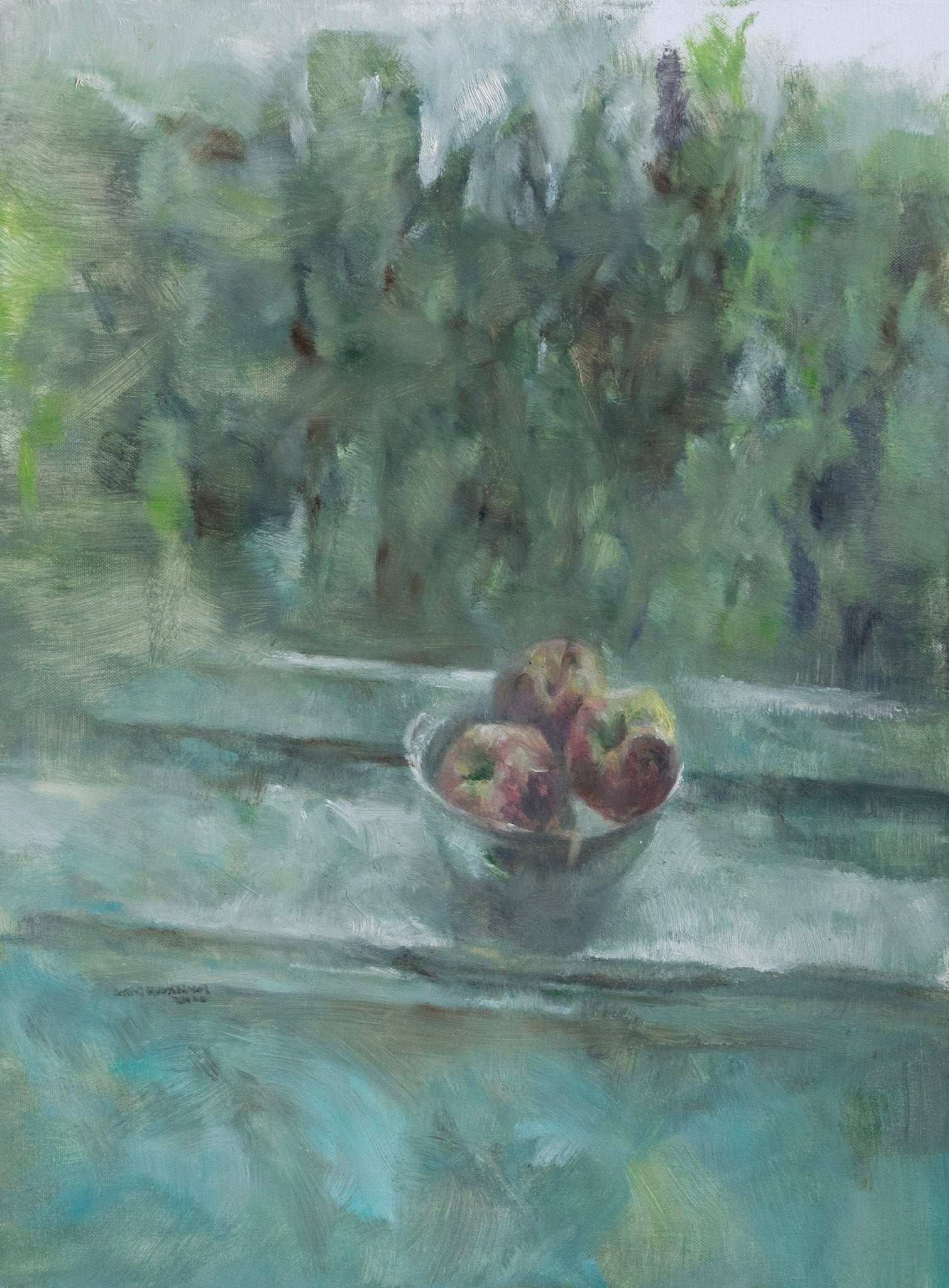 Chong Choon Woon, Untitled (Apples by the Window), 2018