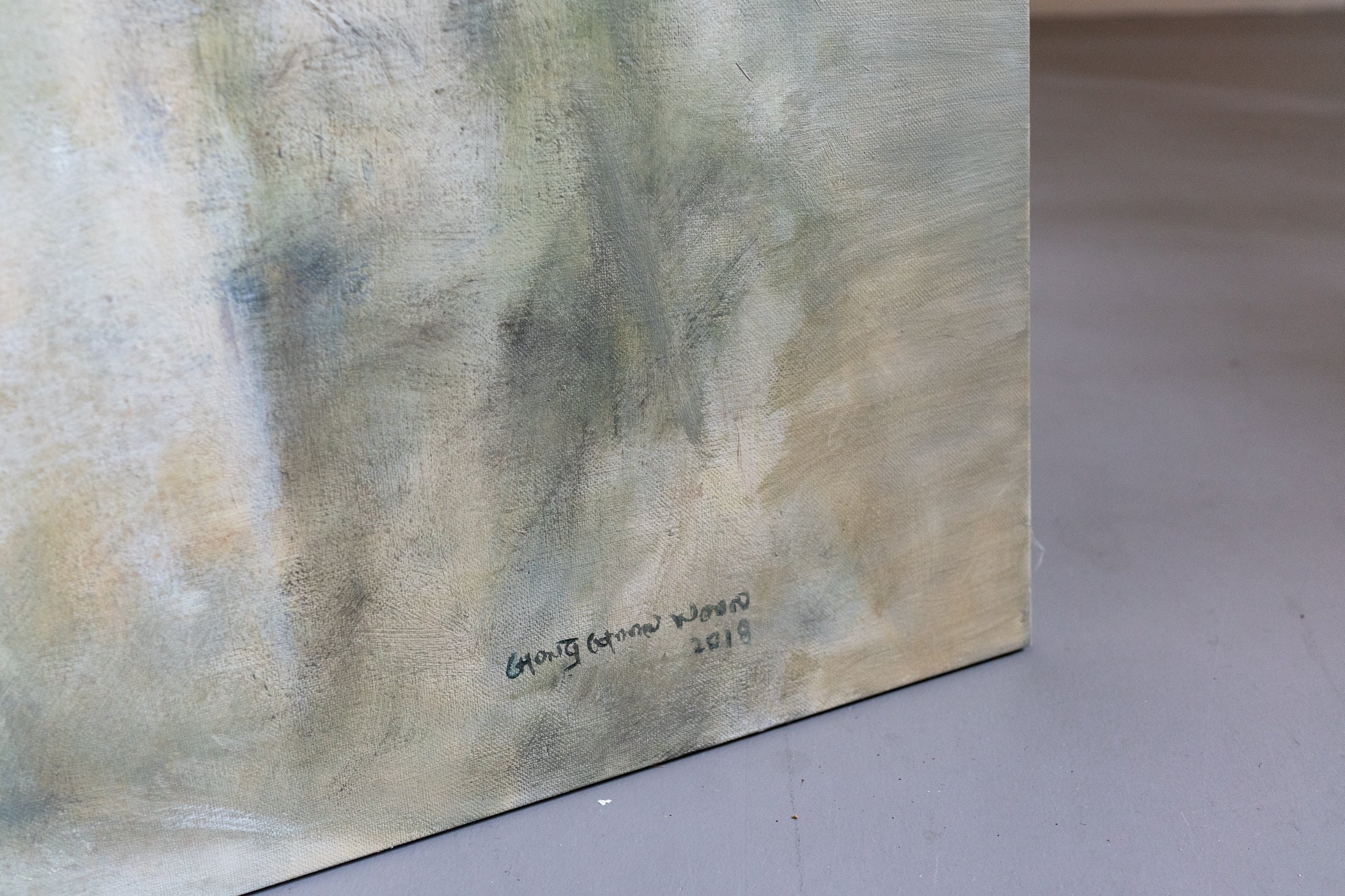 Chong Choon Woon, Untitled (Turnips on a Sill), 2018