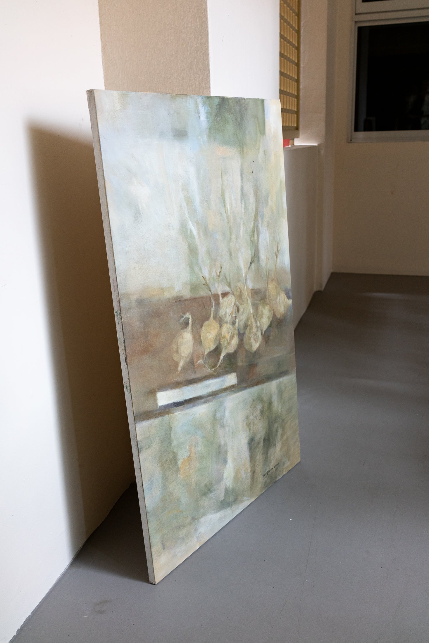 Chong Choon Woon, Untitled (Turnips on a Sill), 2018