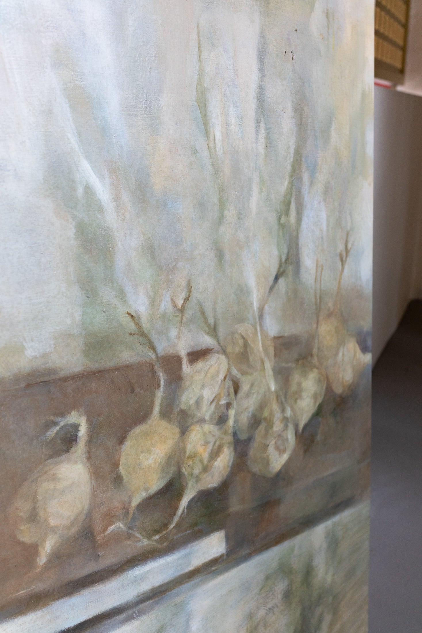 Chong Choon Woon, Untitled (Turnips on a Sill), 2018