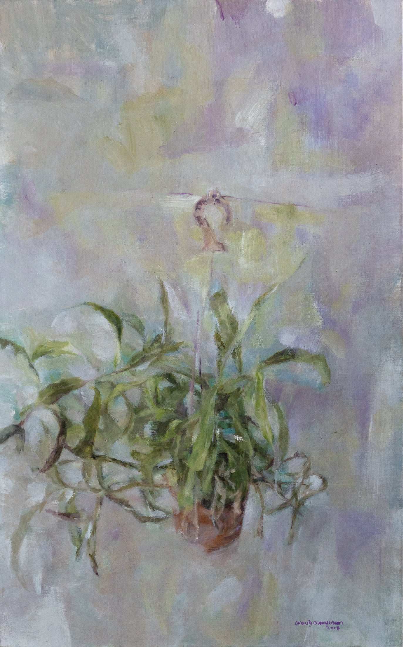 Chong Choon Woon, Untitled (Orchid Leaves), 2018