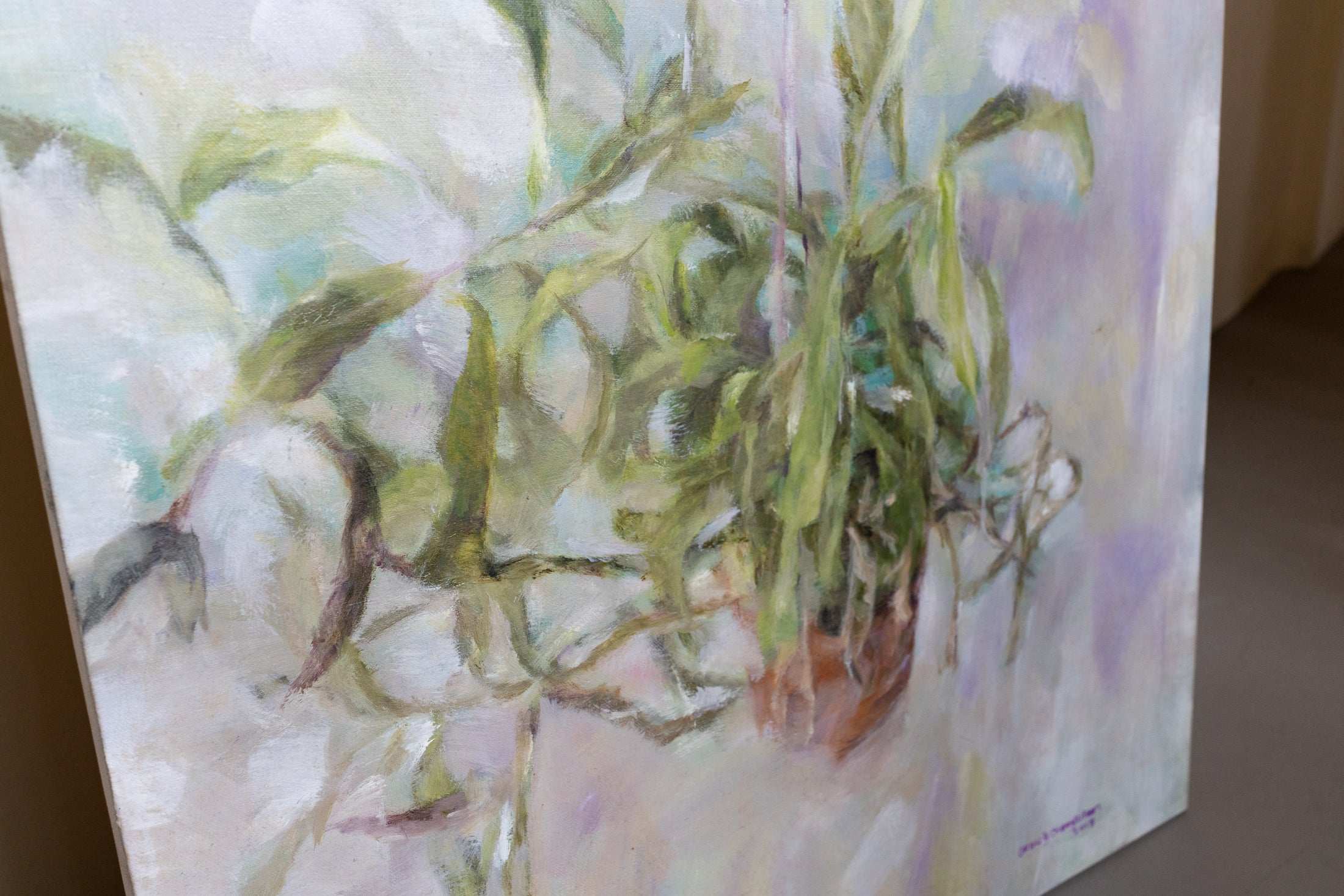 Chong Choon Woon, Untitled (Orchid Leaves), 2018