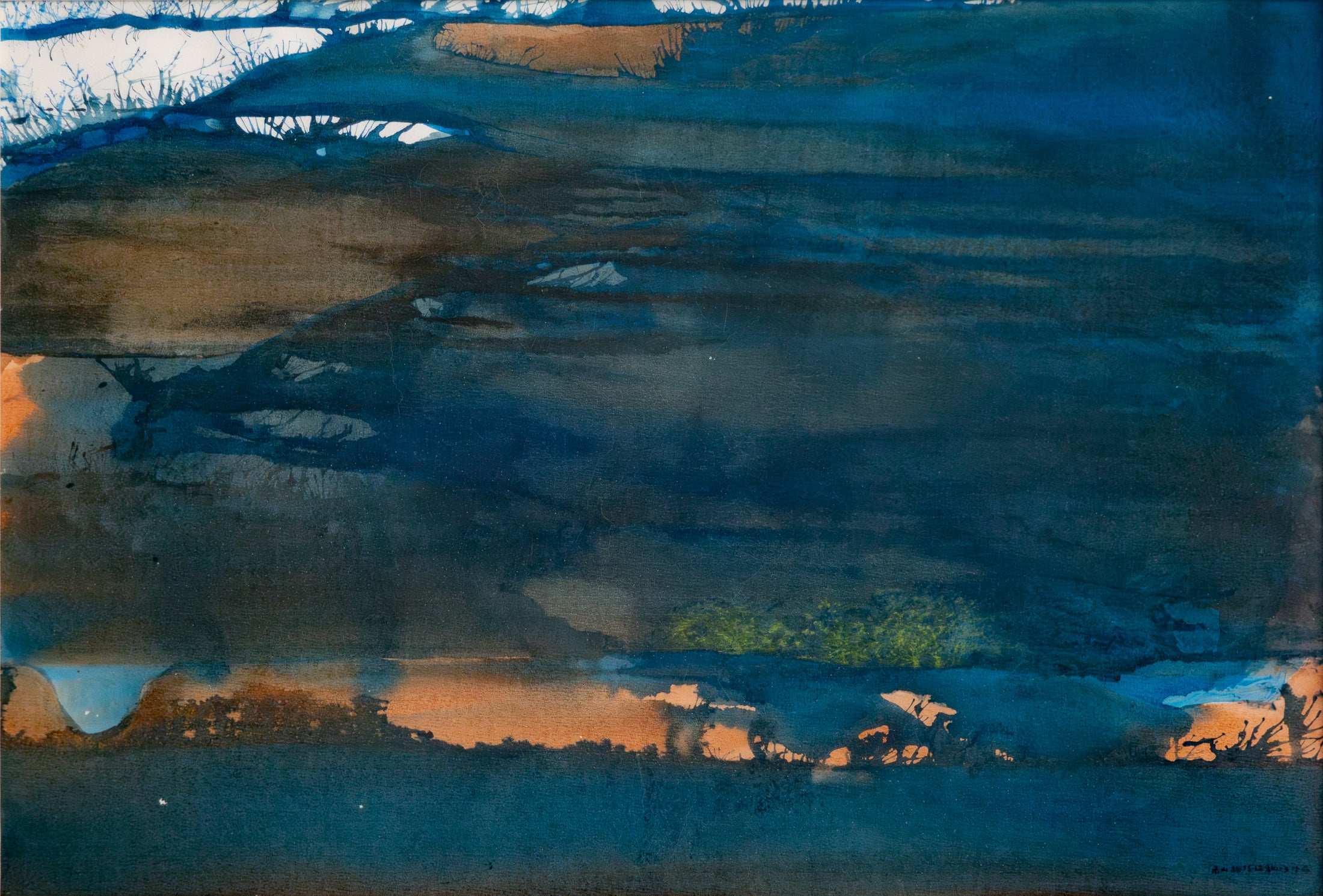 Tan Swie Hian, The Southern Mountain Ridge, 1985