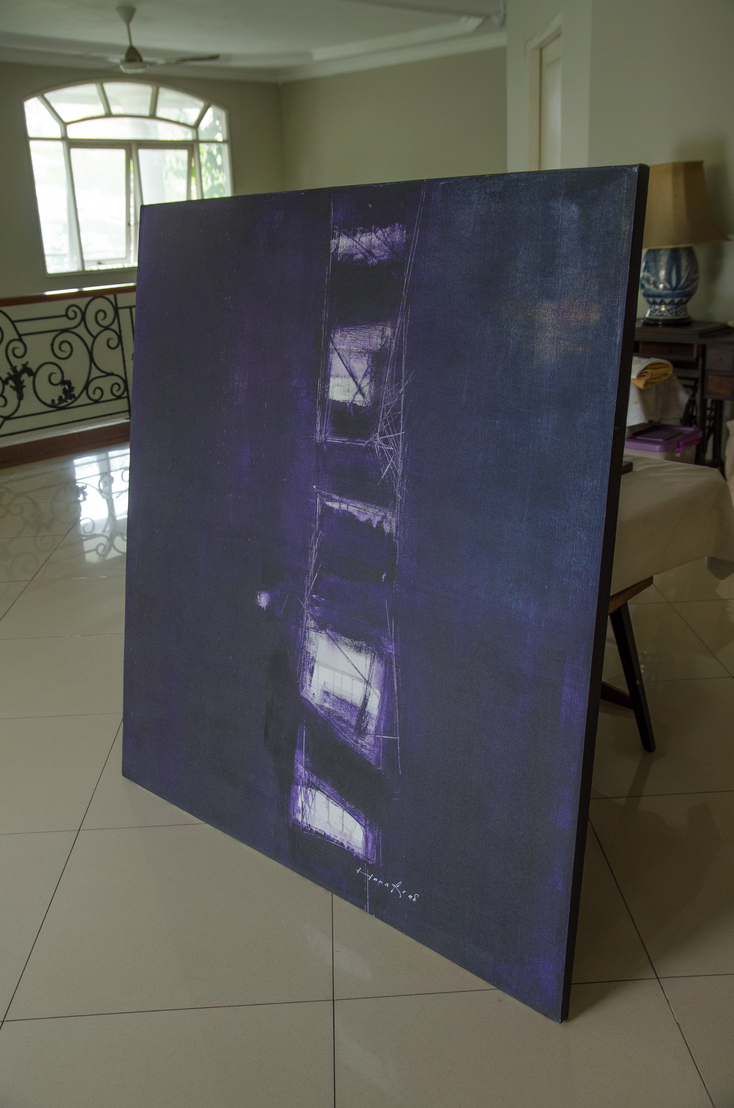 Hanafi, Untitled (Indigo), 1998