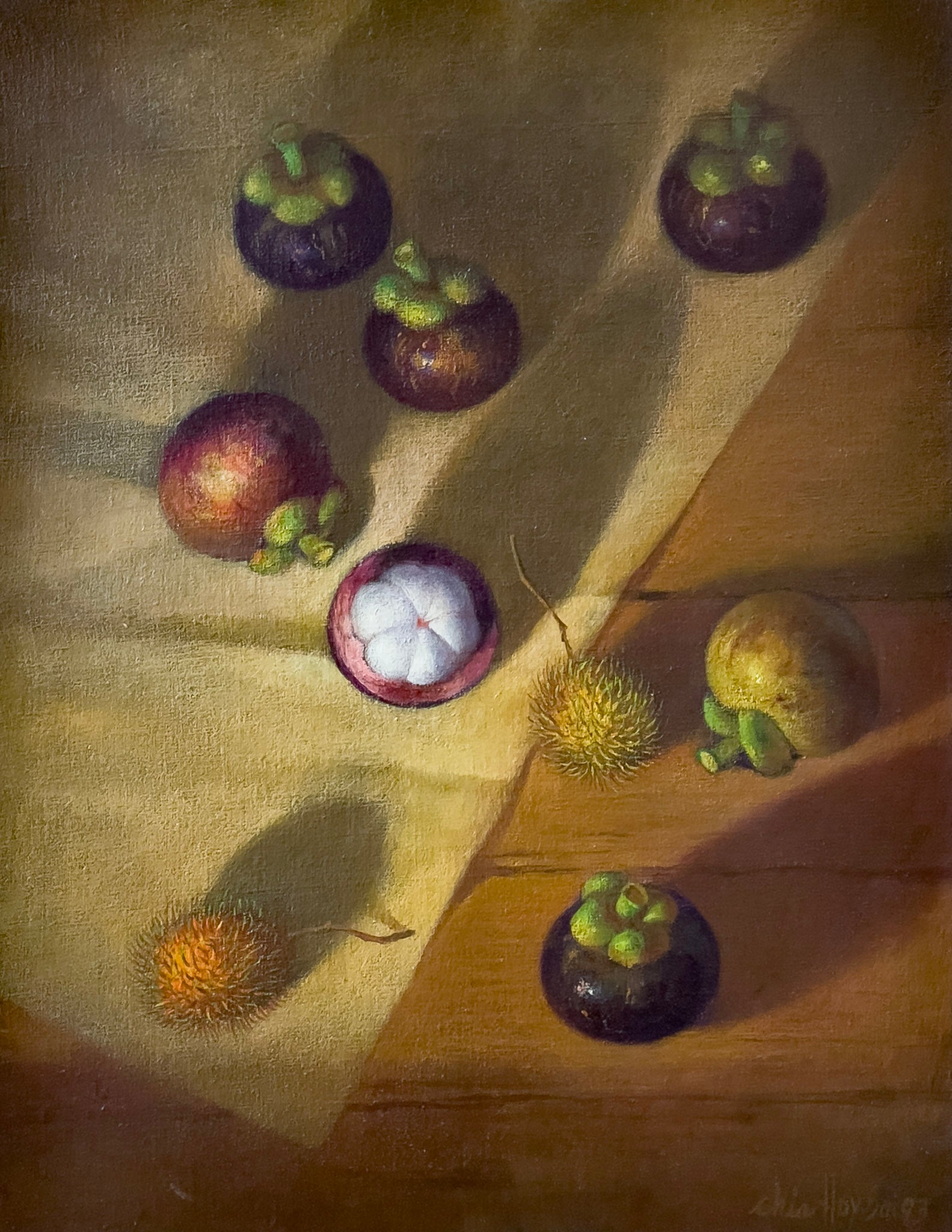 Chia Hoy Sai, Untitled (Still Life of Mangosteens), 1993