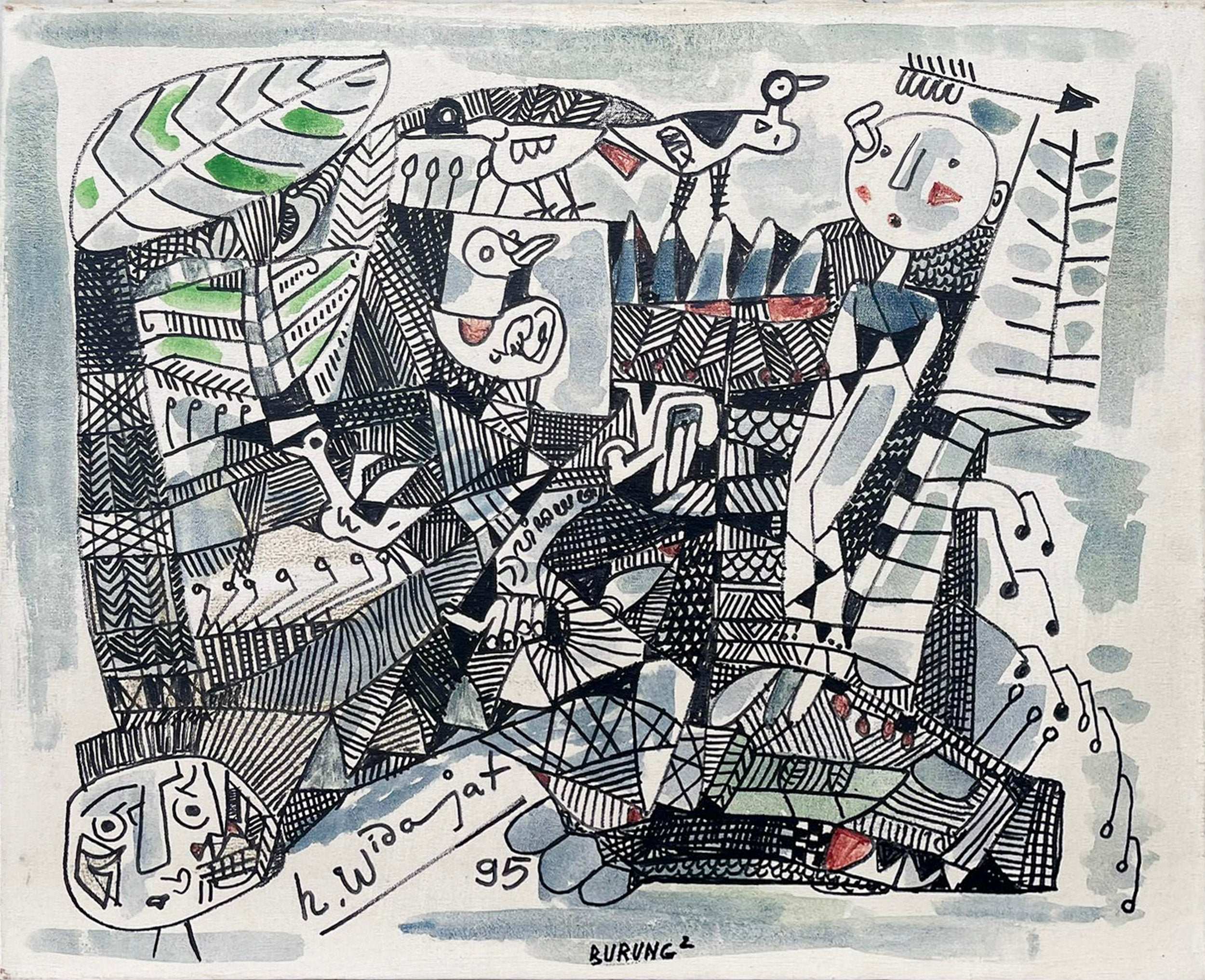 Haji Widayat, Burung-Burung (Birds), 1995