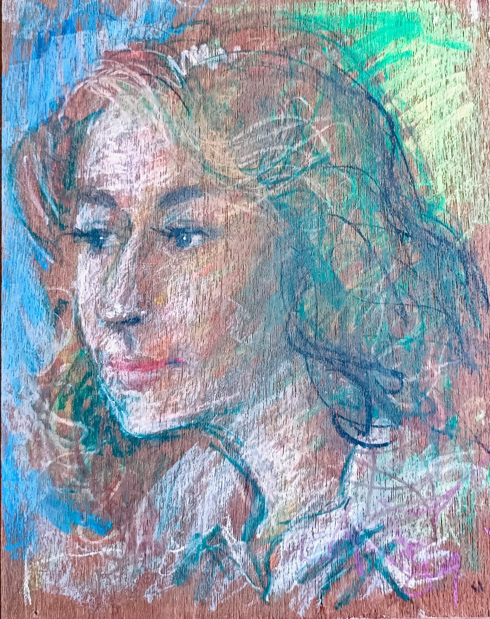 Nyoman Gunarsa, Untitled (Portrait of A Woman), 1984