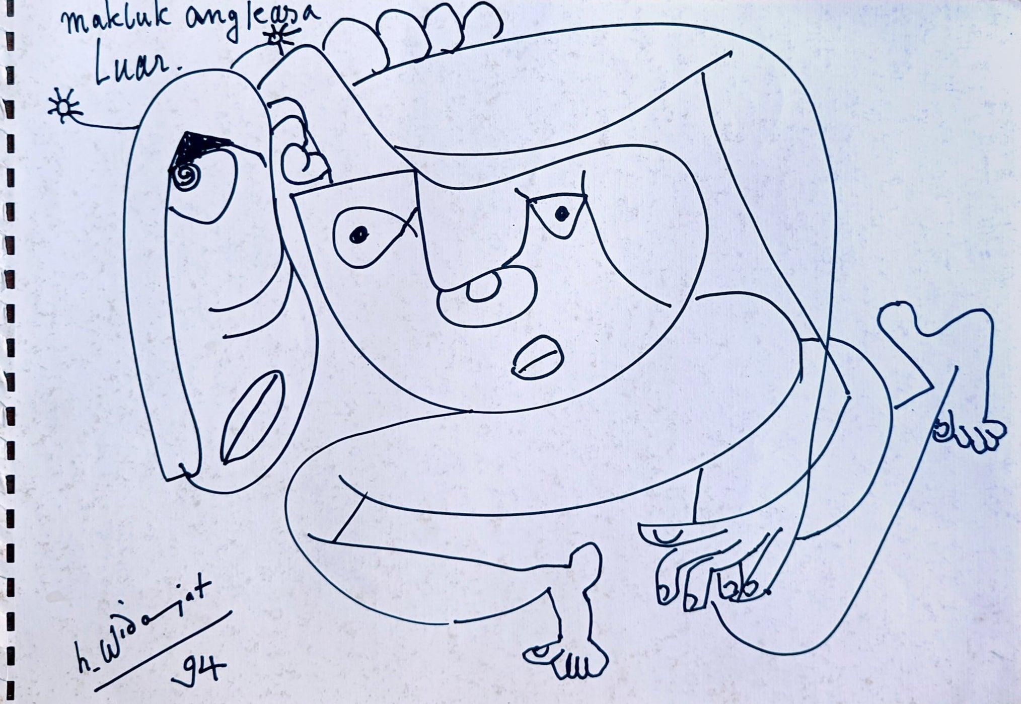 Haji Widayat, Mahluk Angkasa Luar, 1994