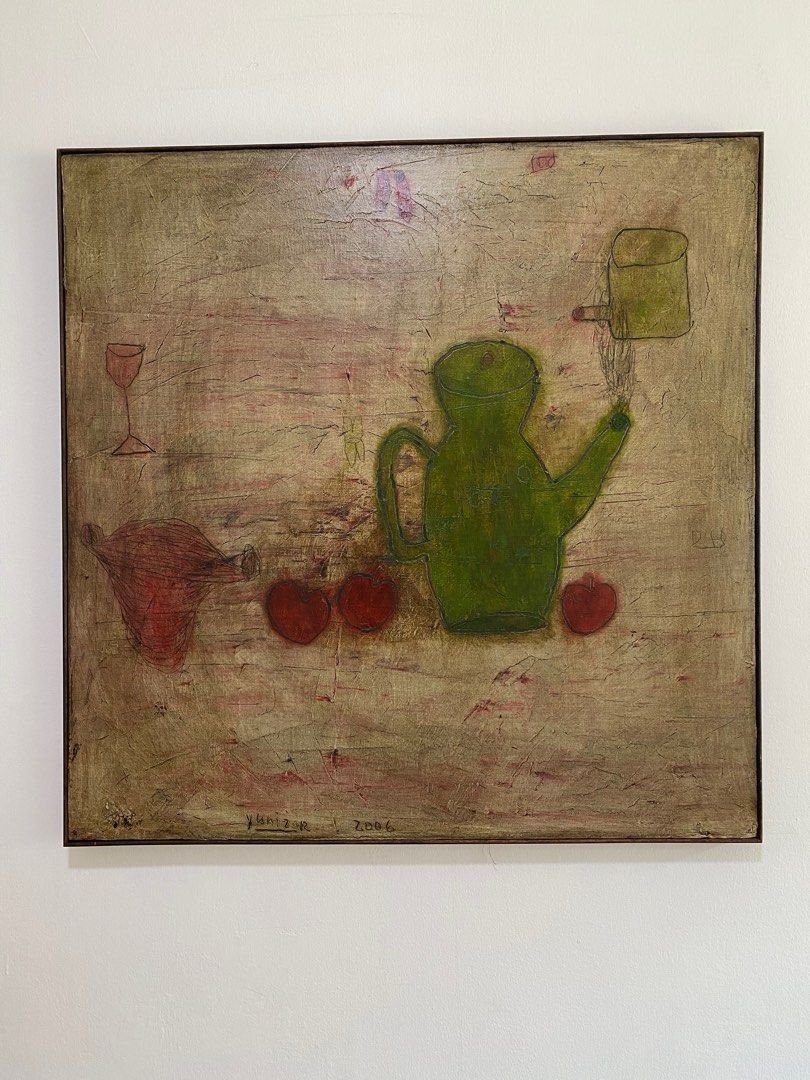 Yunizar, Apel Merah dan Teko (Red Apple and a Jug), 2006