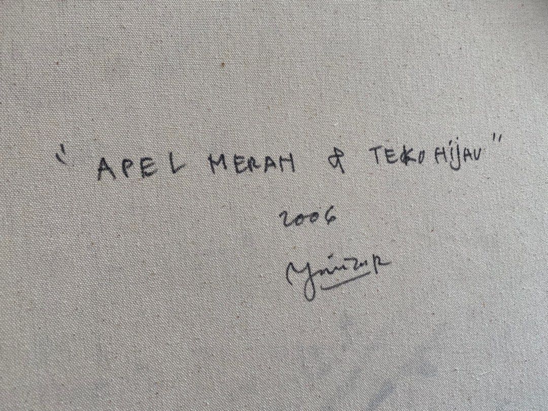 Yunizar, Apel Merah dan Teko (Red Apple and a Jug), 2006