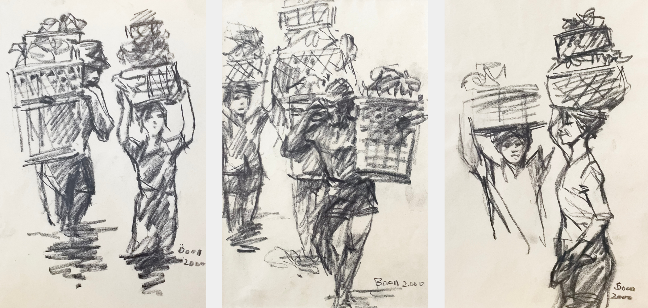 Tay Boon Pin, Untitled (Baskets), 2000