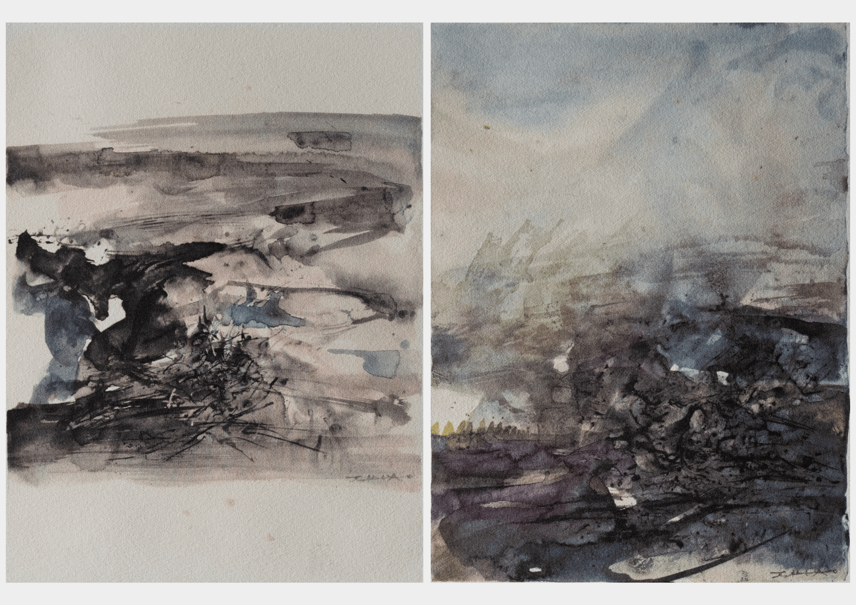 Zao Wou Ki, Untitled (Autumnal Hike), Undated