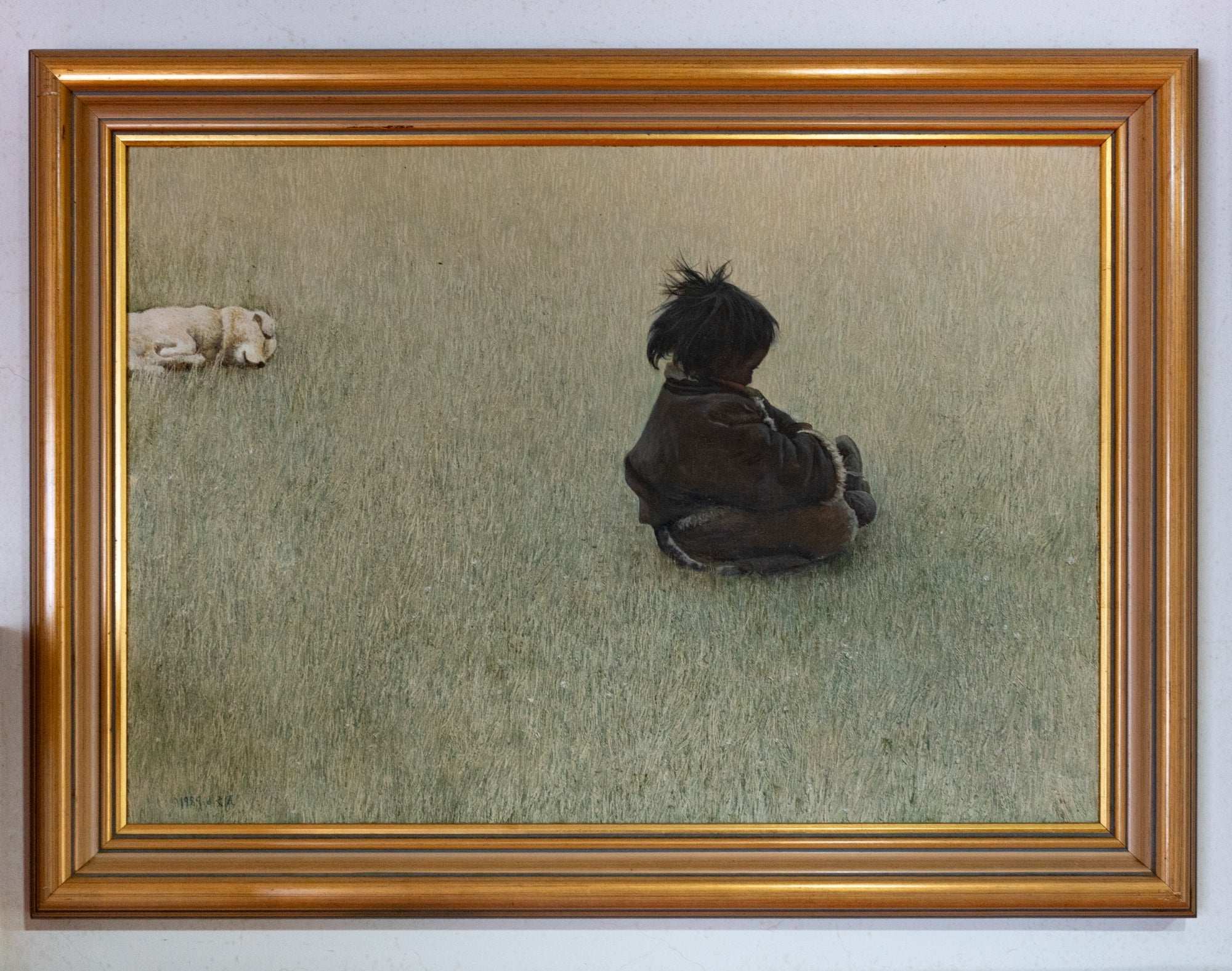 Zhang Wen Yuan, Untitled (Child on a Meadow II), 1989