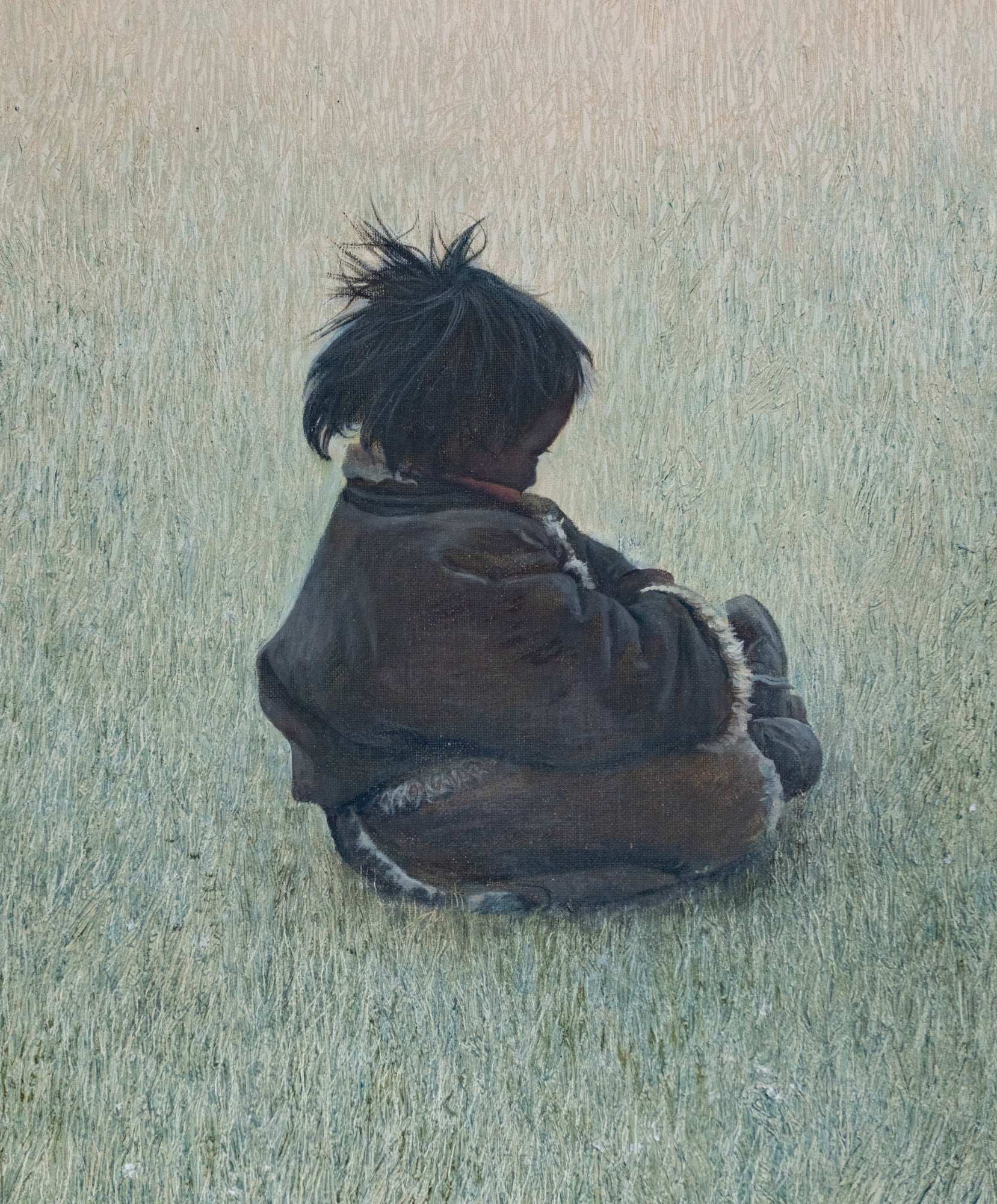 Zhang Wen Yuan, Untitled (Child on a Meadow II), 1989