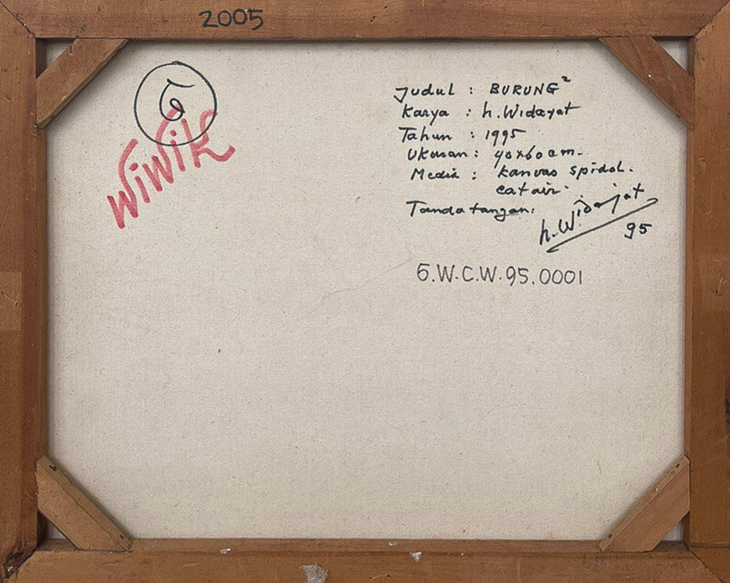 Haji Widayat, Burung-Burung (Birds), 1995