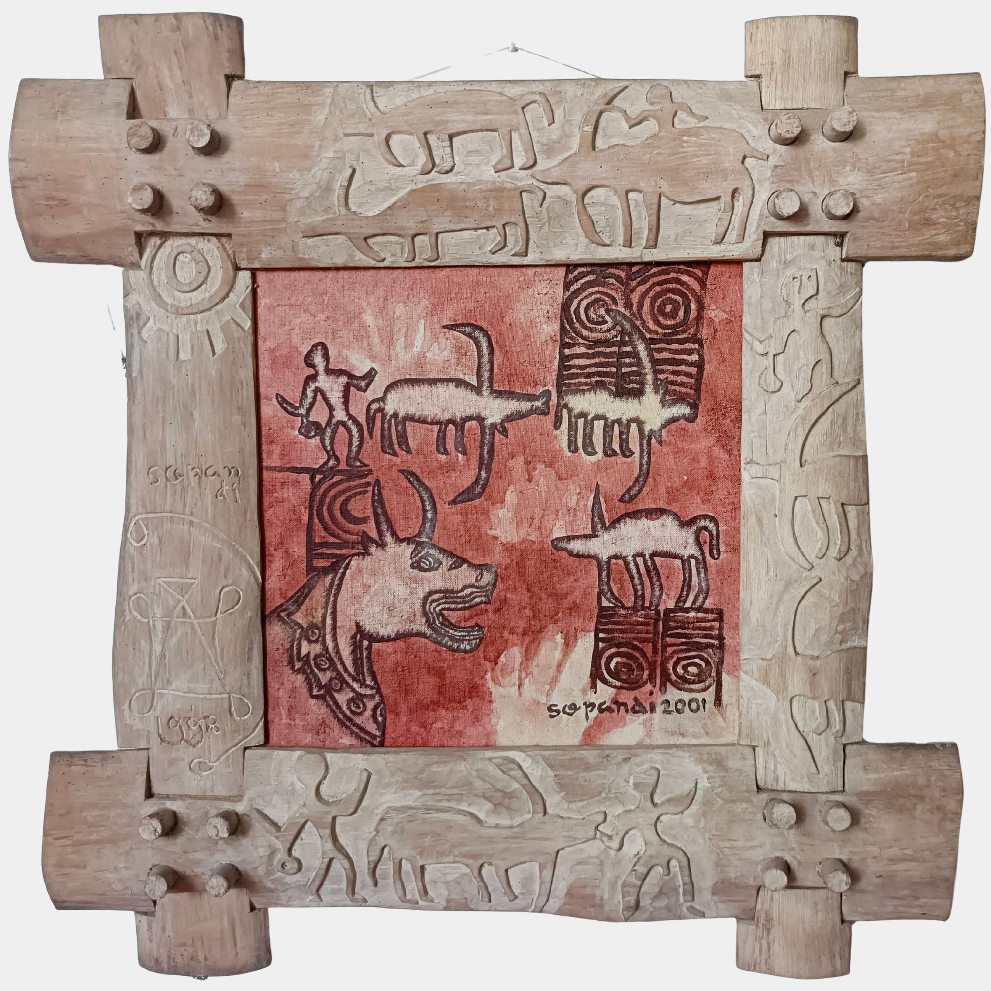 Achmad Sopandi Hasan, Untitled (Animals), 2001