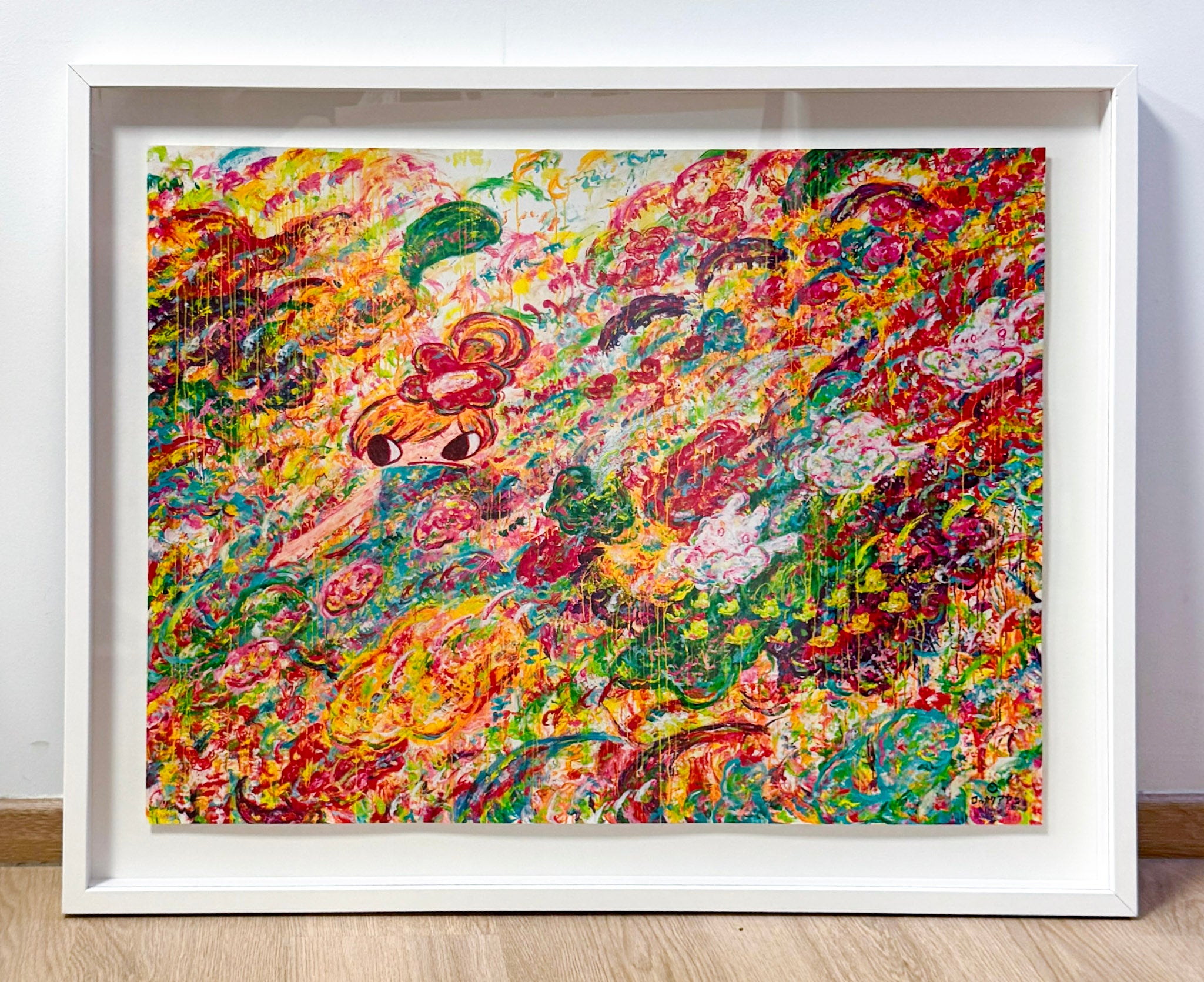 Ayako Rokkaku, Untitled (Trails of Life in the Air), 2022