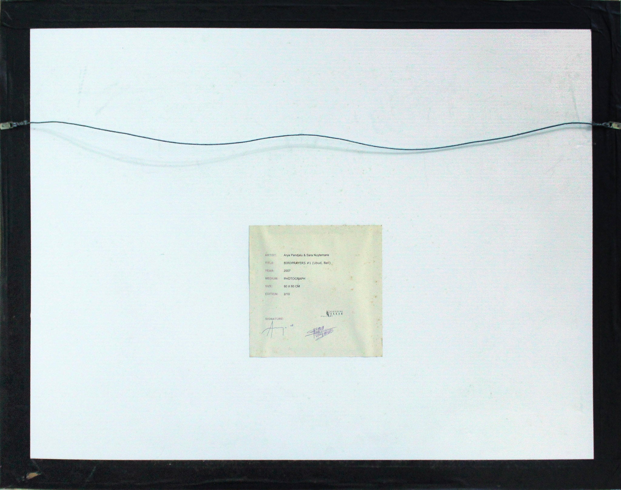 Arya Pandjalu & Sara Nuytemans, Birdprayers #1, 2007