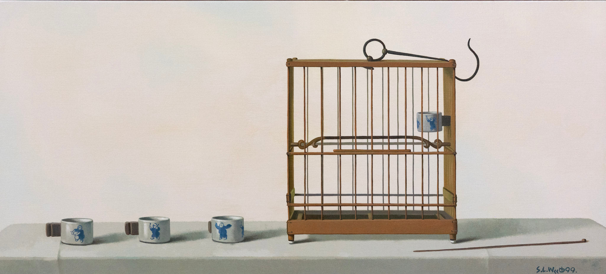 Wee Shoo Leong, Cage with Cups, 1999