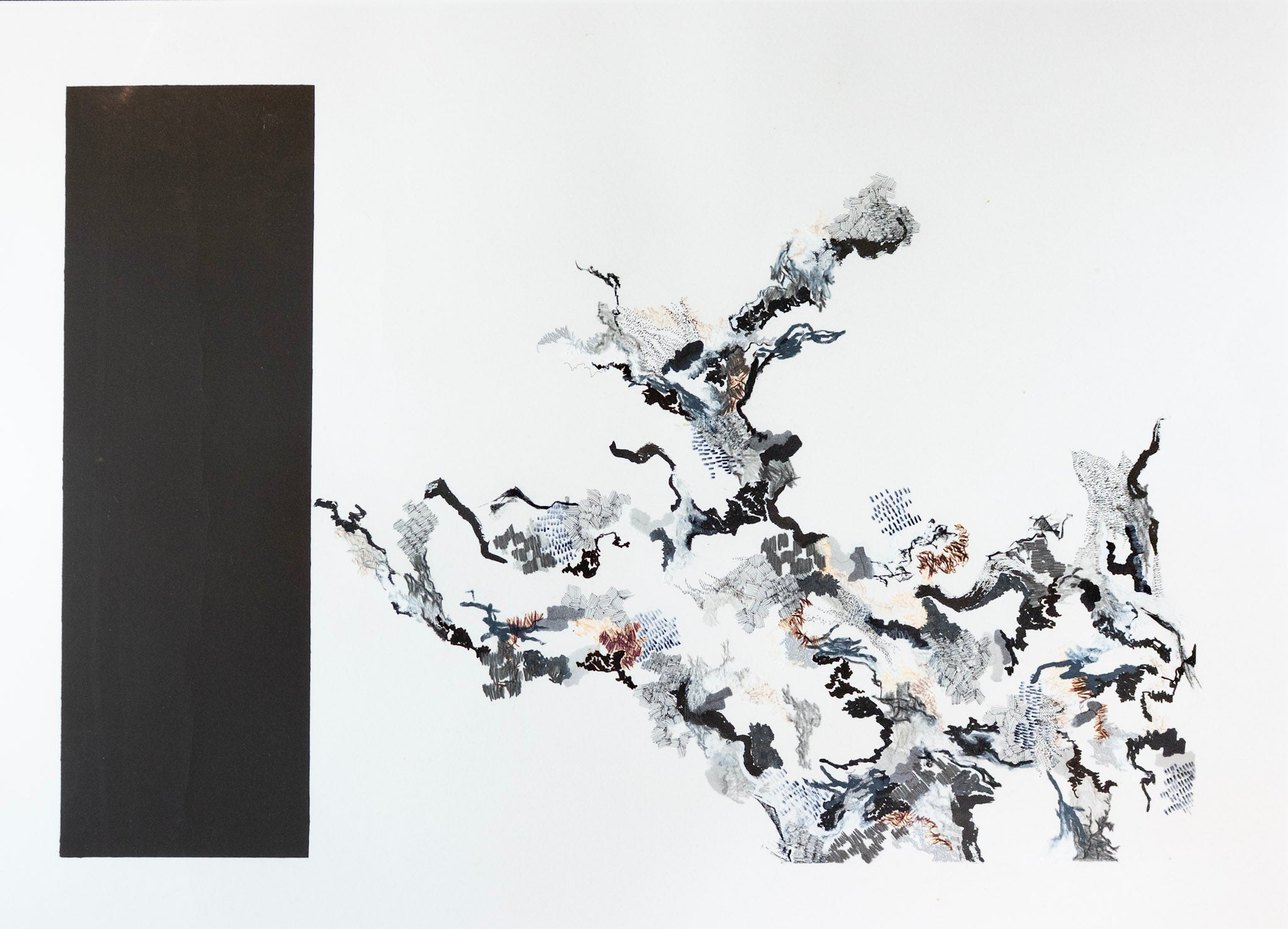 Benjamin Hochart, Study for a wall-drawing 3, 2009