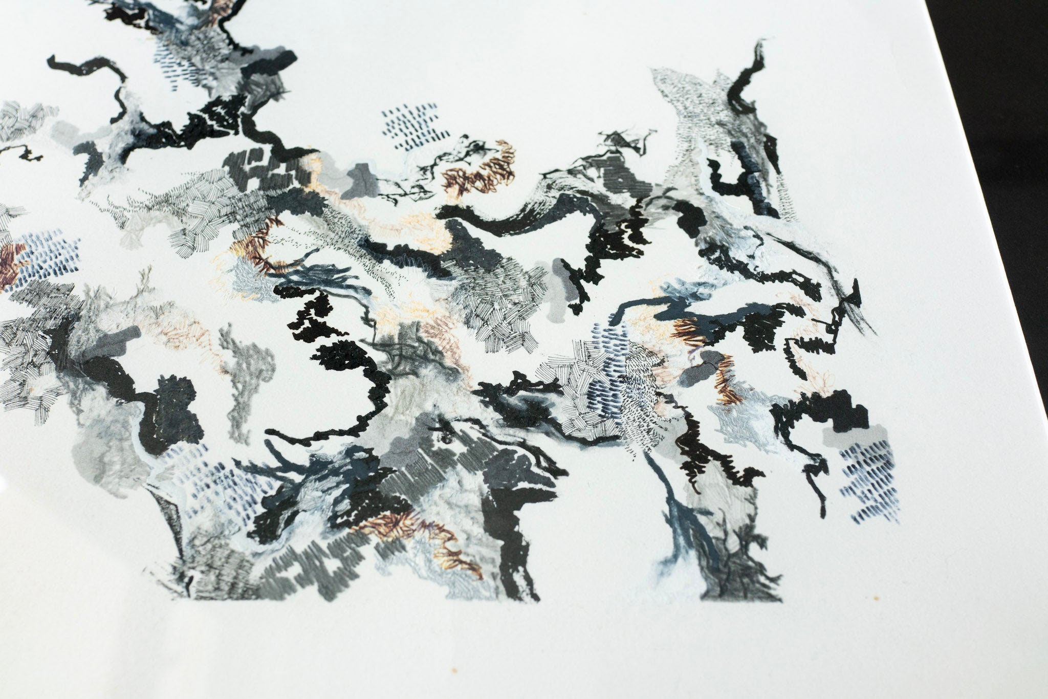 Benjamin Hochart, Study for a wall-drawing 3, 2009