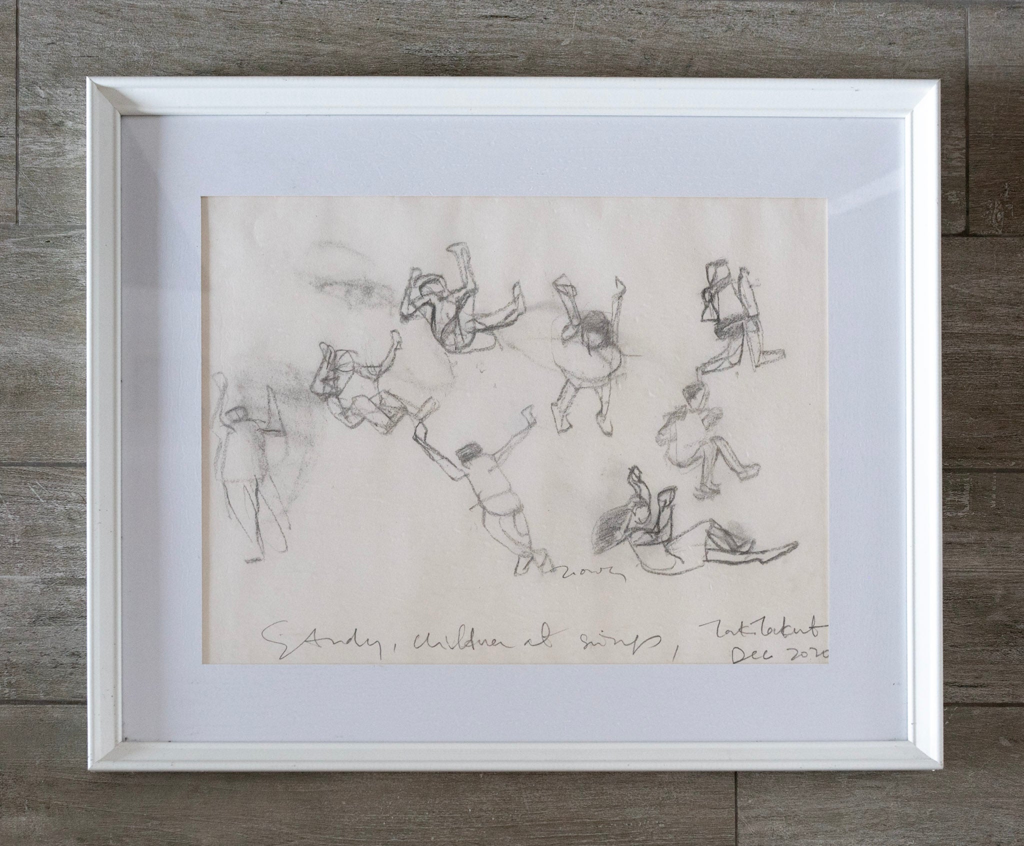 Jimmy Ong, Tak Takut: Study, Playground & Study, Children at Swings, 2020