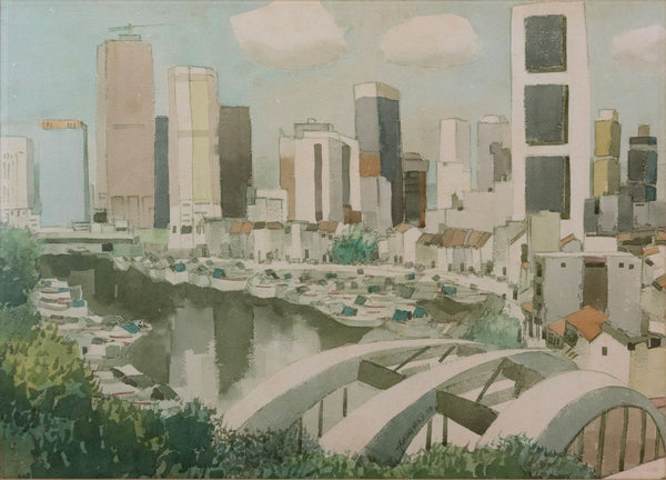 Hua Chai Yong, Untitled (Singapore River), 1981